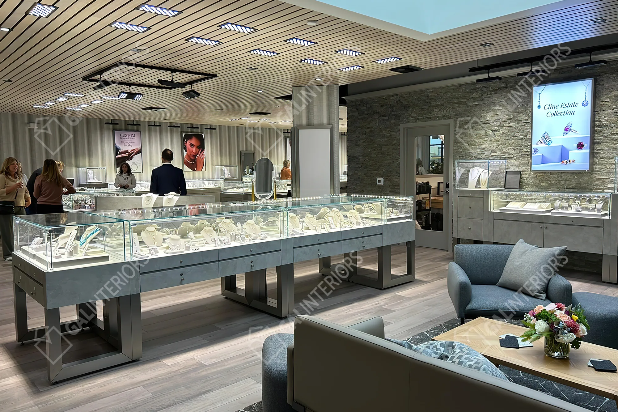 CLEIN ESTATE COLLECTION — Jewelry Store Interior Design by Gal Interiors, photo 2