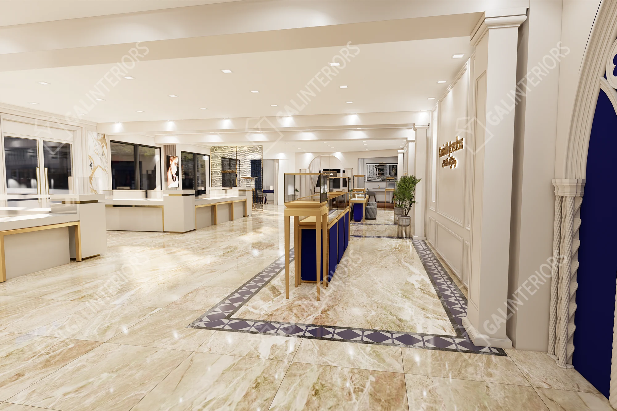 CORINTH JEWELERS — 3D Interior Visualization by Gal Interiors, photo 11
