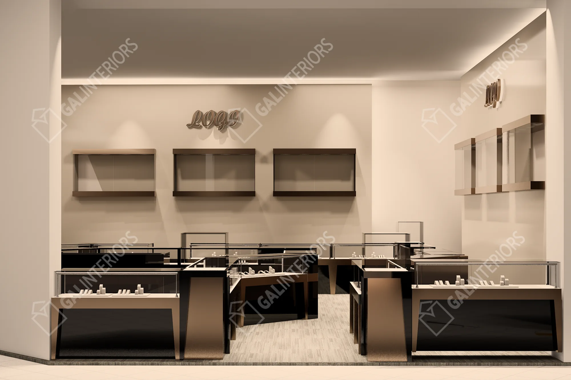 DIAMOND JEWELERS — 3D Interior Visualization by Gal Interiors, photo 11