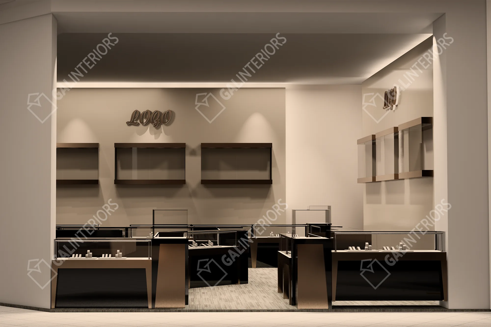 DIAMOND JEWELERS — 3D Interior Visualization by Gal Interiors, photo 12