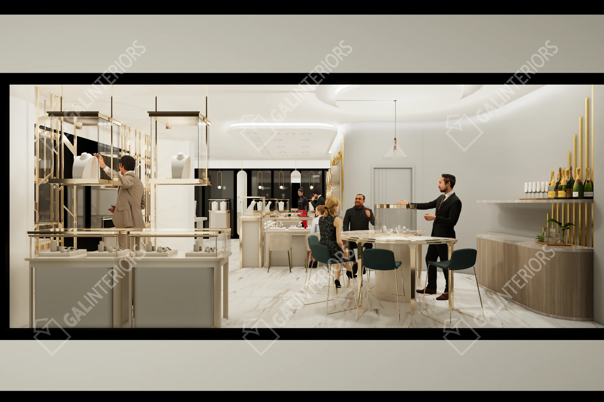 WHITE CARAT CO. — 3D Interior Visualization by Gal Interiors, photo 6