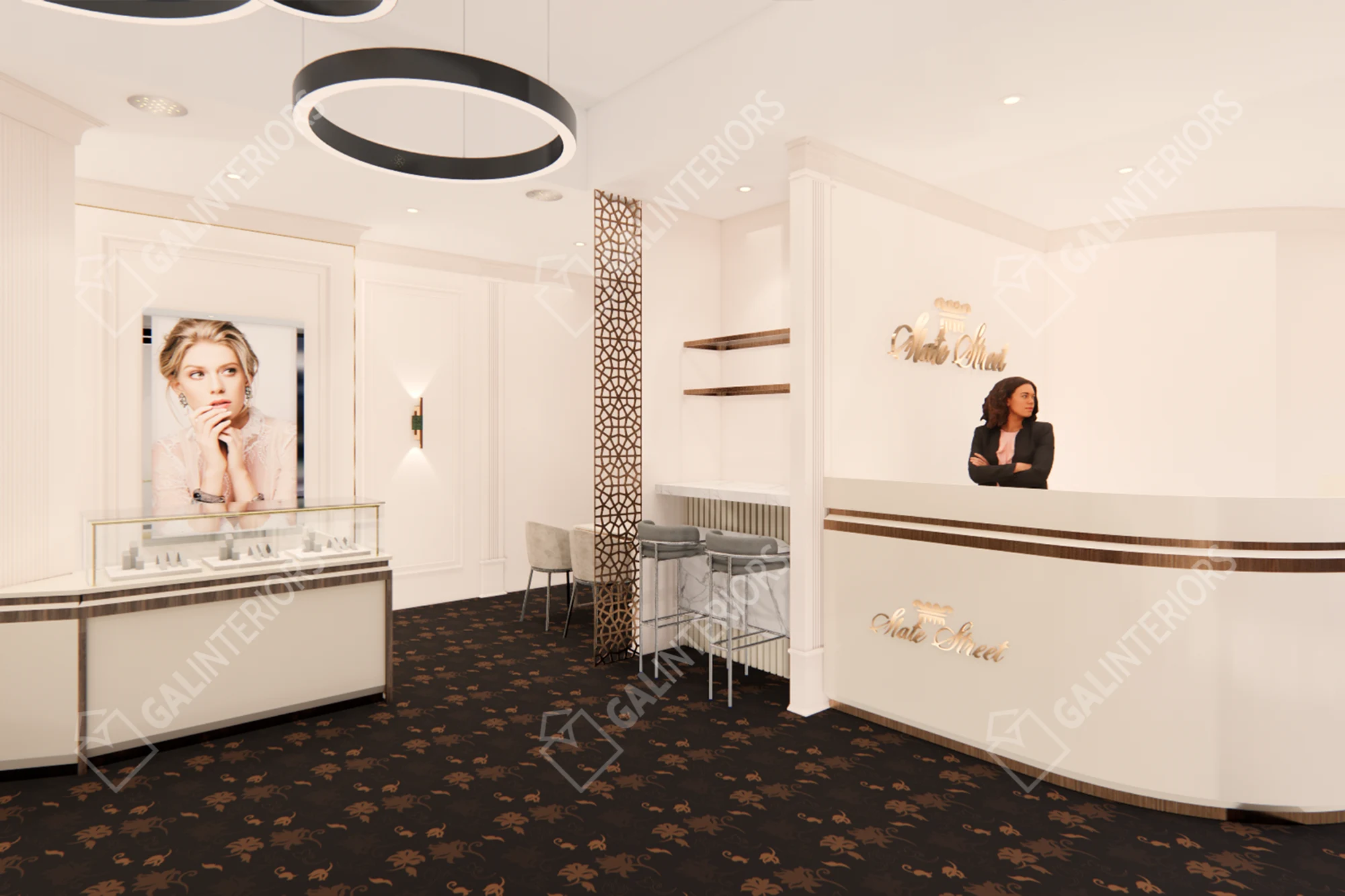 STATE STREET JEWELERS — 3D Interior Visualization by Gal Interiors, photo 6