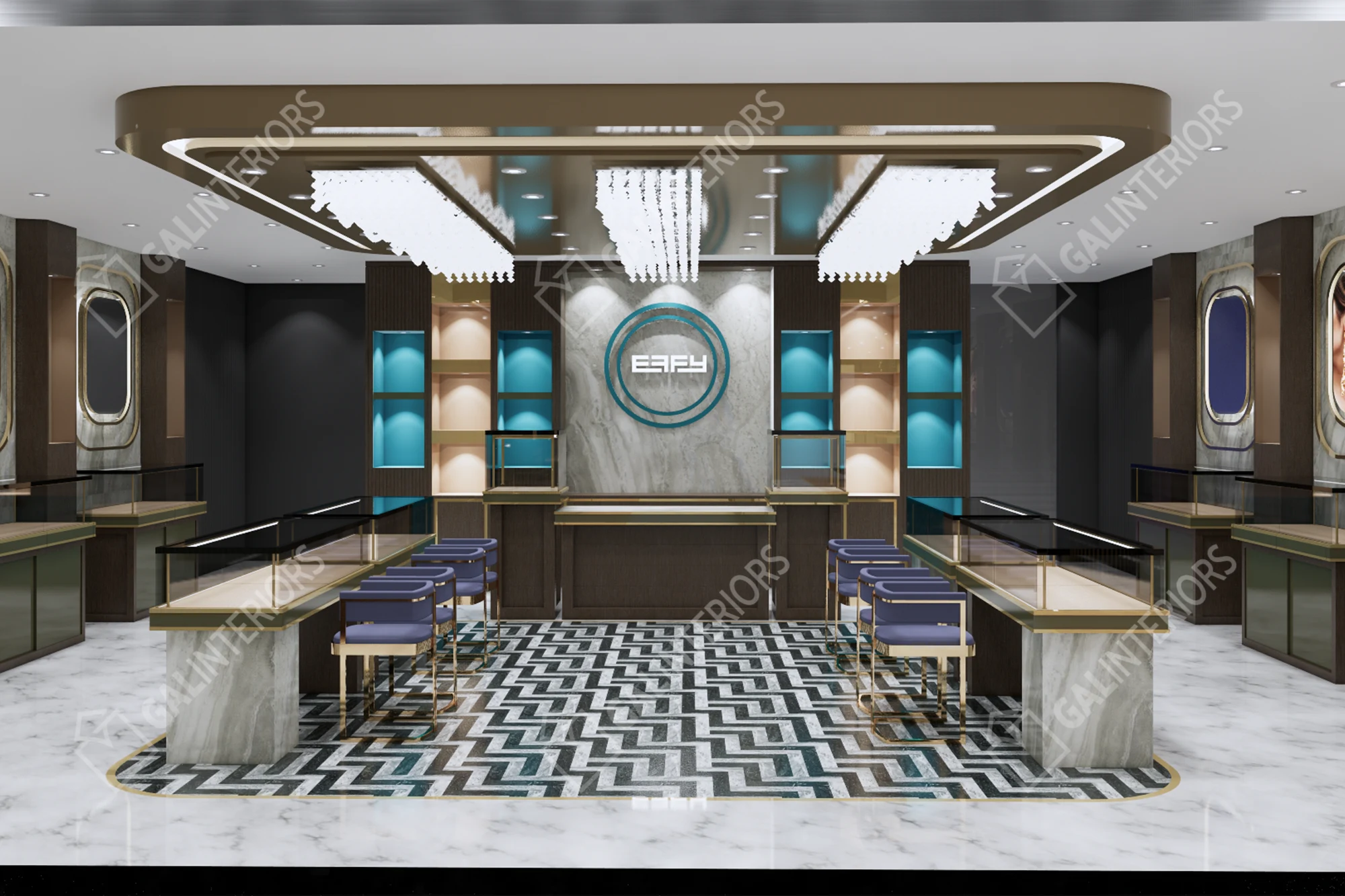 EFFY JEWELRY — 3D Interior Visualization by Gal Interiors, photo 9