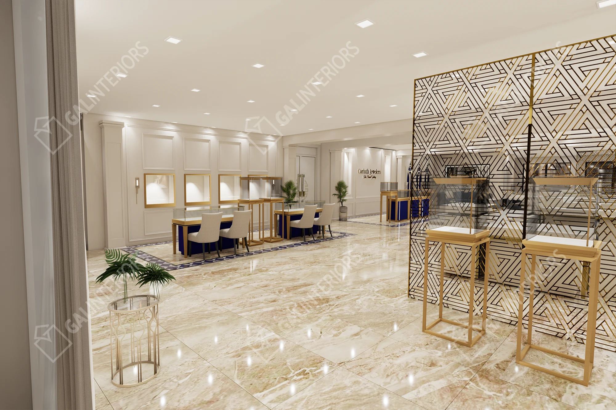 CORINTH JEWELERS — 3D Interior Visualization by Gal Interiors, photo 14