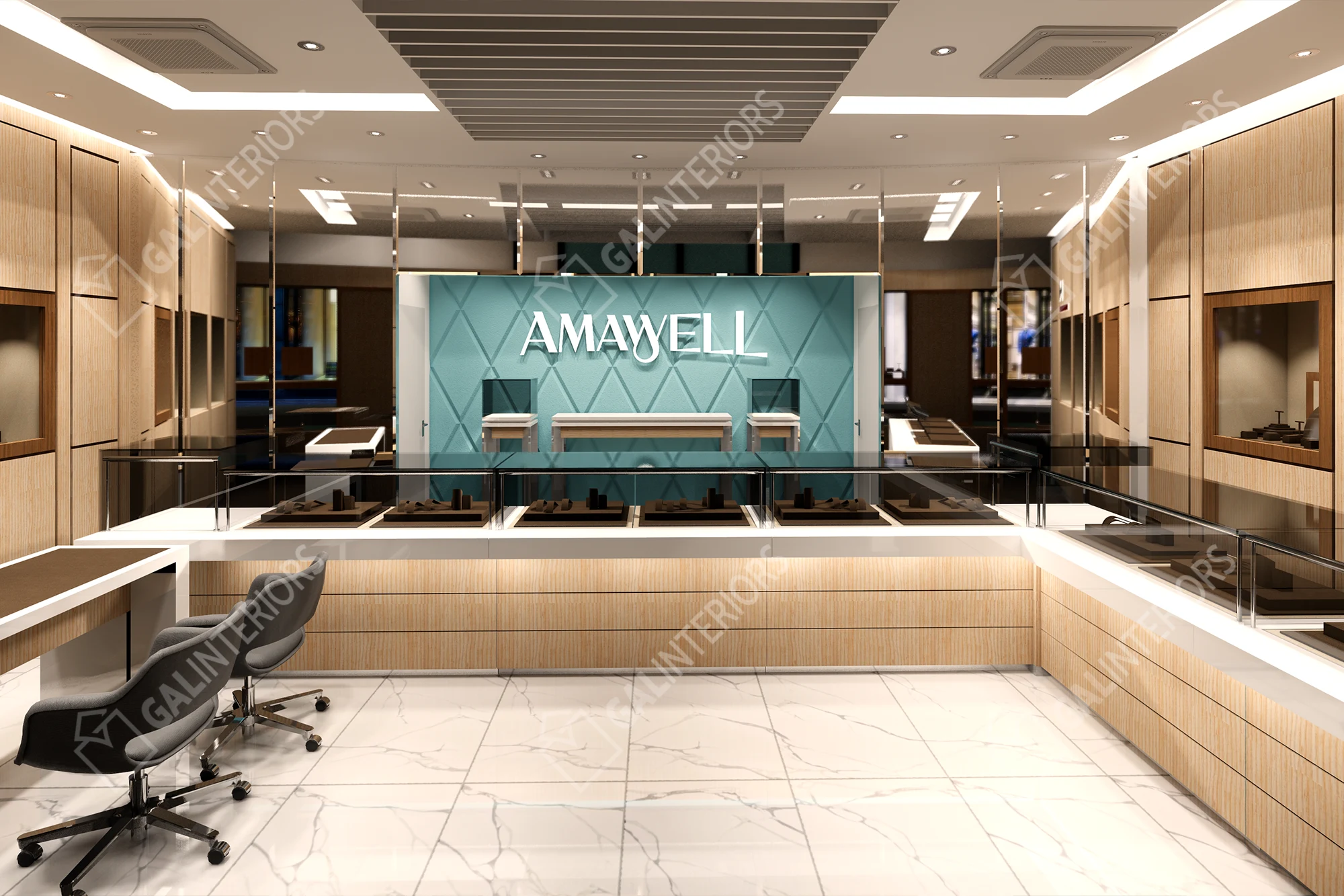 AMAWELL JEWELS — 3D Interior Visualization by Gal Interiors, photo 7