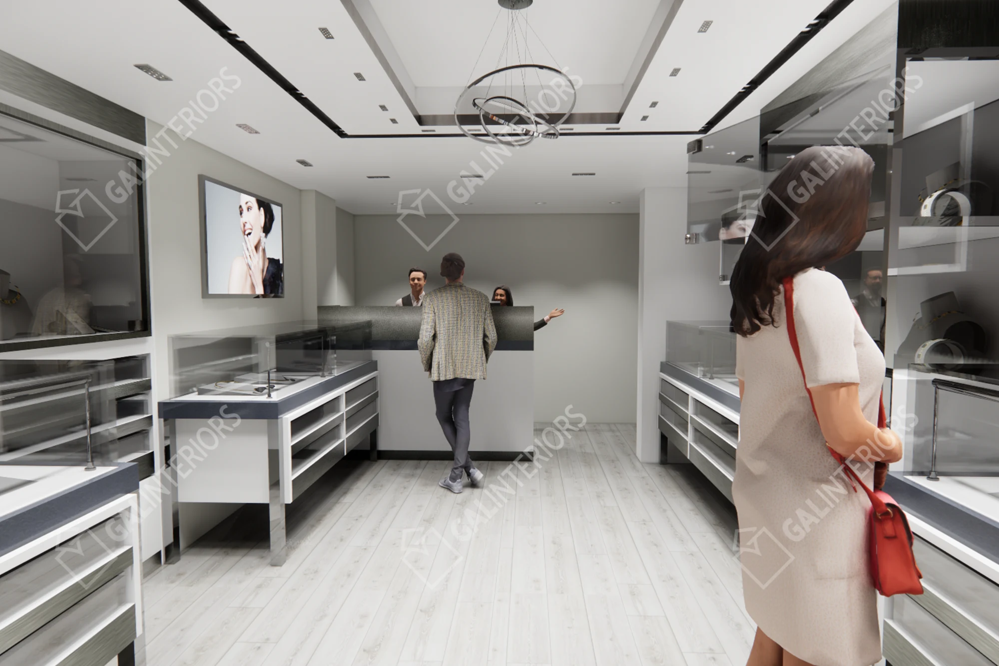 HILLCREST JEWELERS — 3D Interior Visualization by Gal Interiors, photo 8