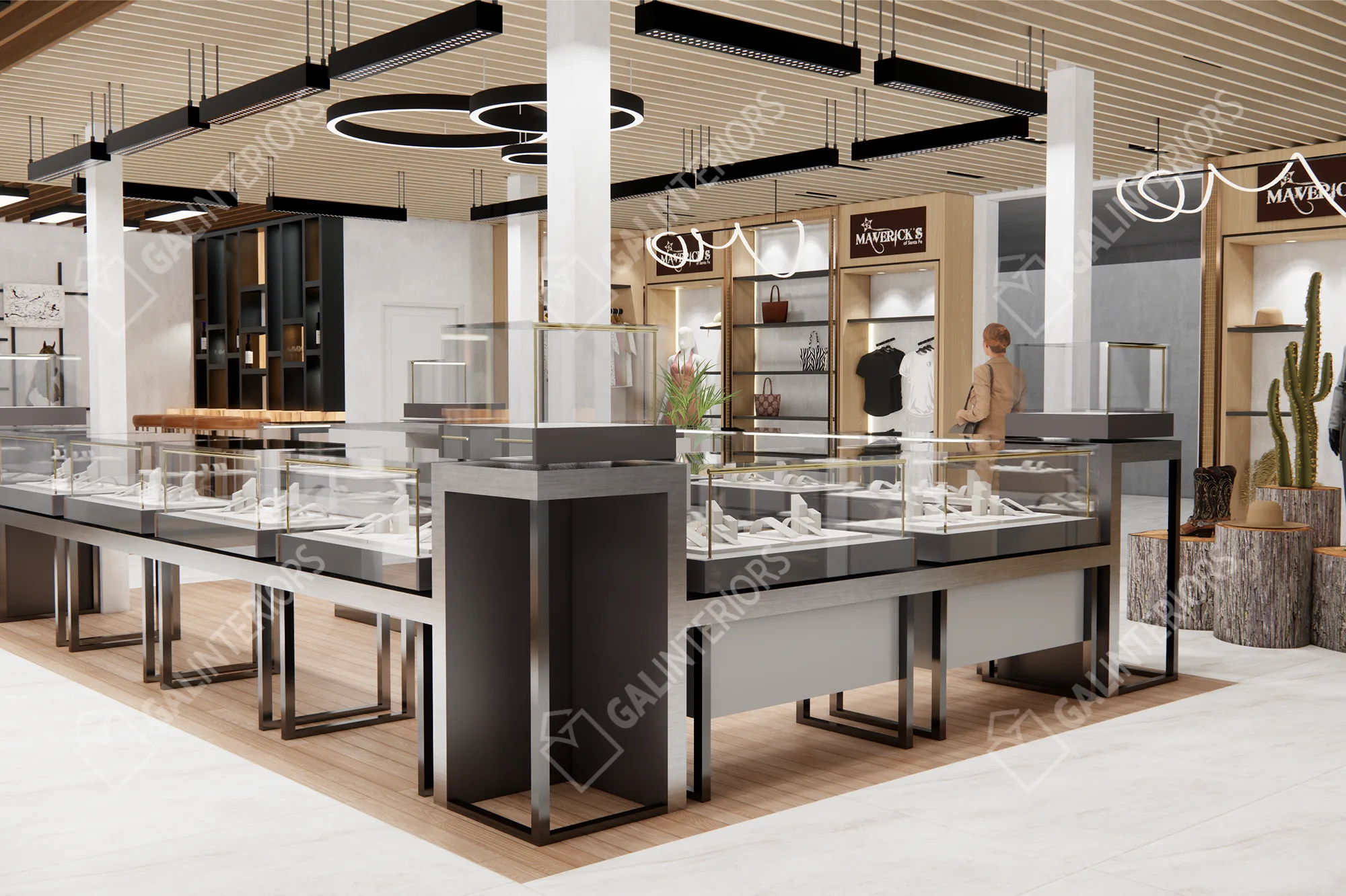 MAVERICK'S OF SANTA FE — 3D Interior Visualization by Gal Interiors, photo 9