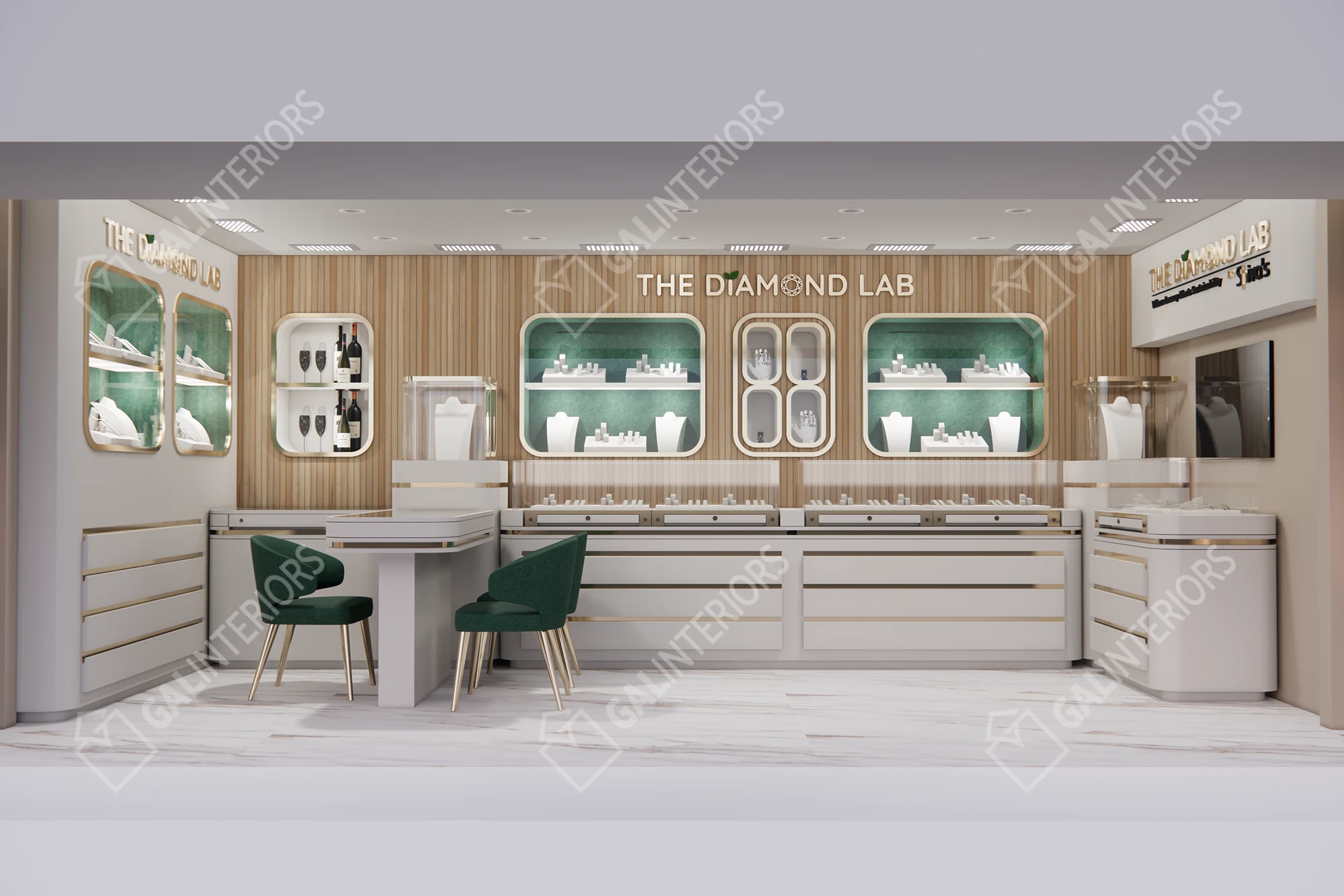 THE DIAMOND LAB - NOORD / ARUBA — 3D Interior Visualization by Gal Interiors, photo 2