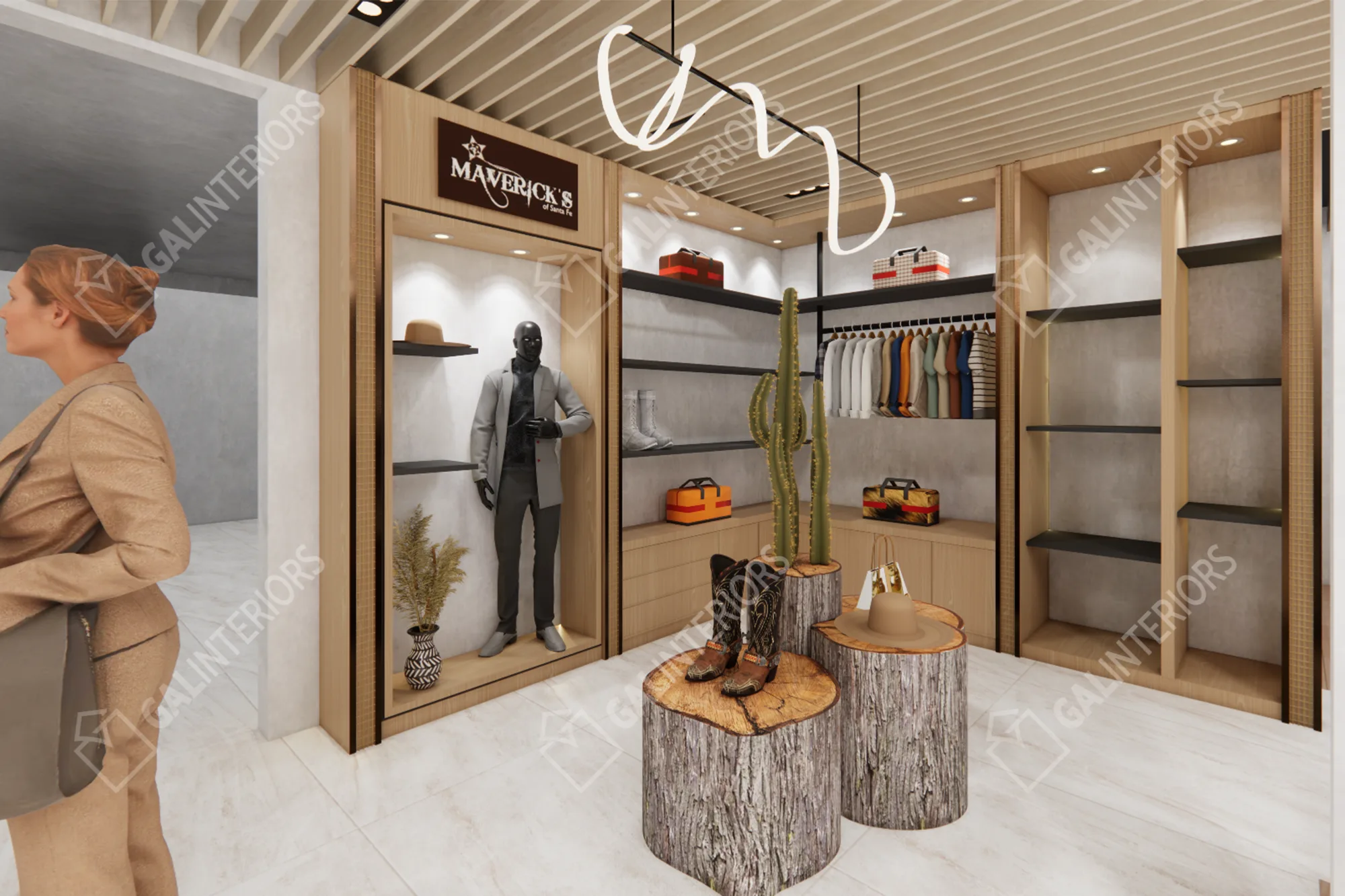 MAVERICK'S OF SANTA FE — 3D Interior Visualization by Gal Interiors, photo 8