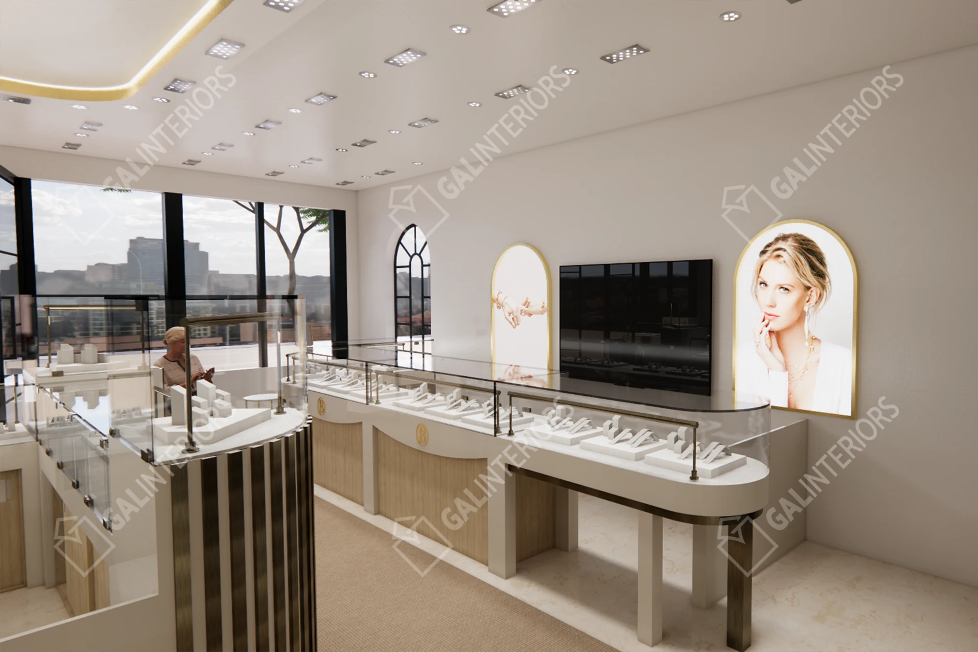 BASHINSKI JEWELRY — 3D Interior Visualization by Gal Interiors, photo 4