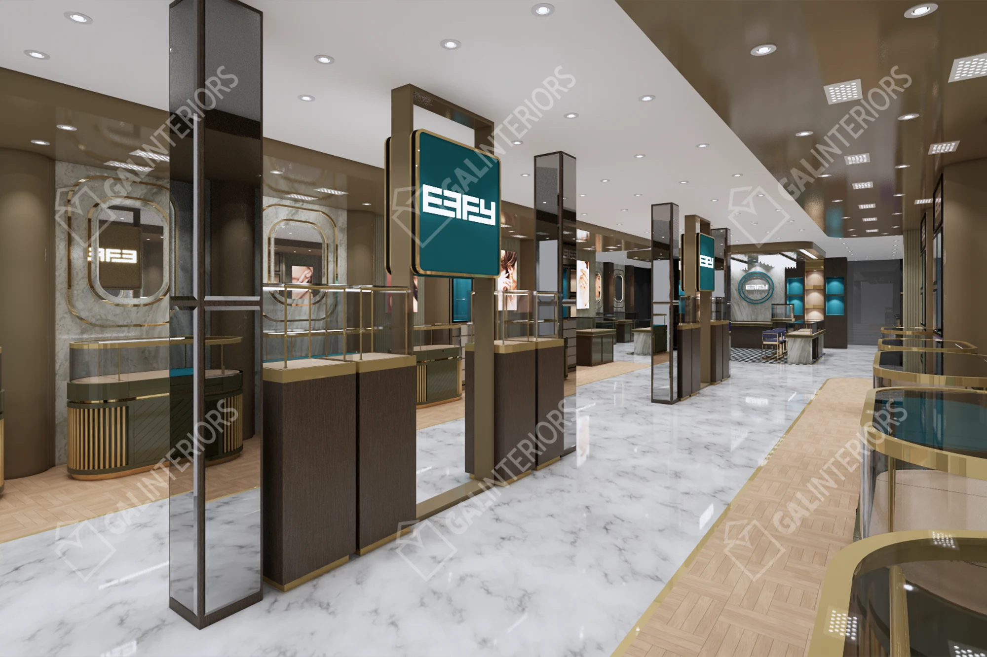 EFFY JEWELRY - NASSAU - 19 — 3D Interior Visualization by Gal Interiors, photo 6