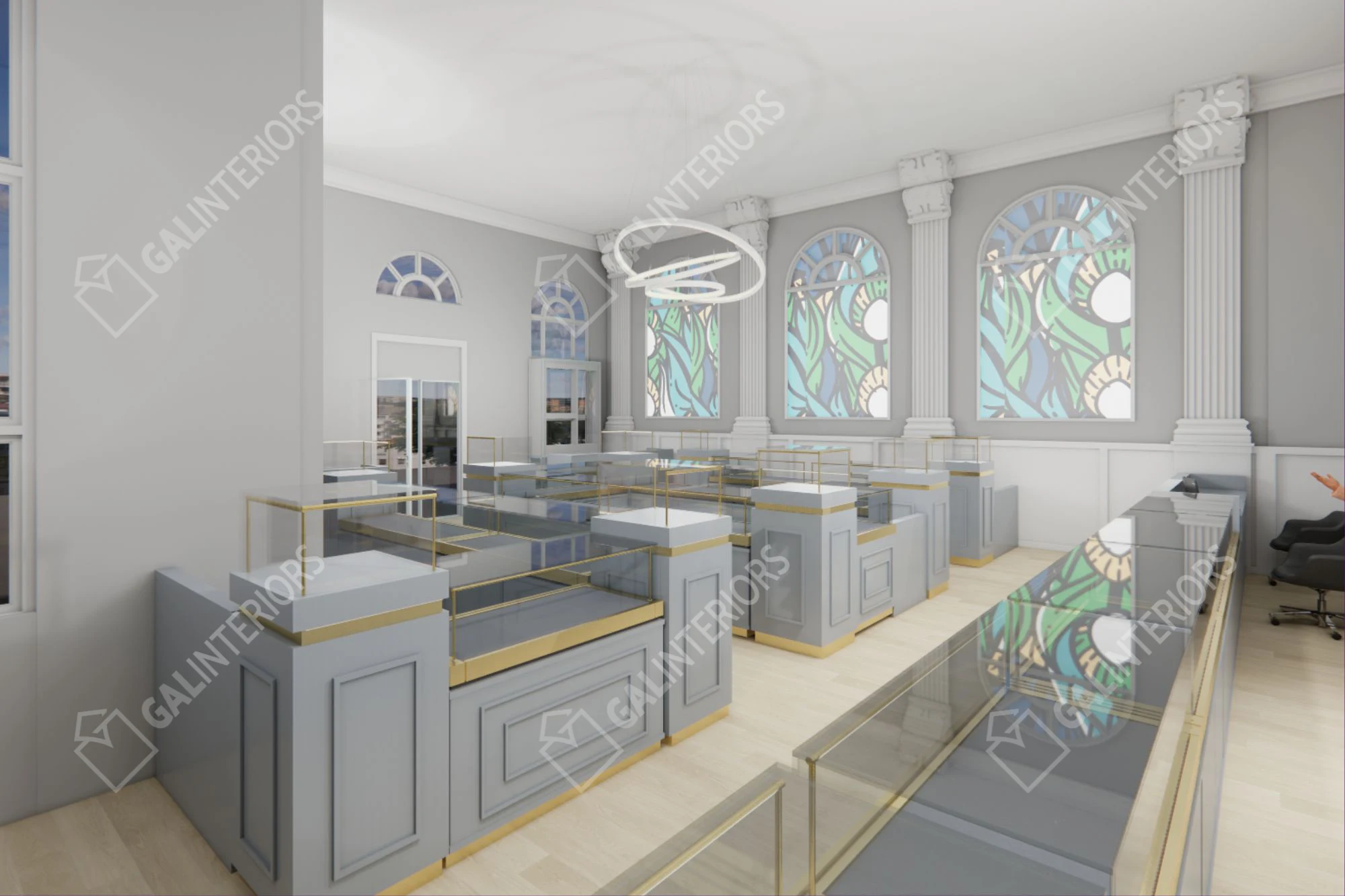 INFINGER JEWELERS — 3D Interior Visualization by Gal Interiors, photo 21
