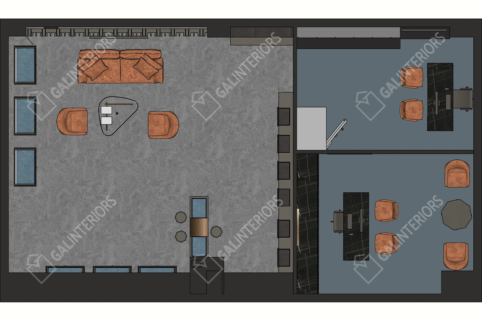 LUXURY CAVE — 3D Interior Visualization by Gal Interiors, photo 16