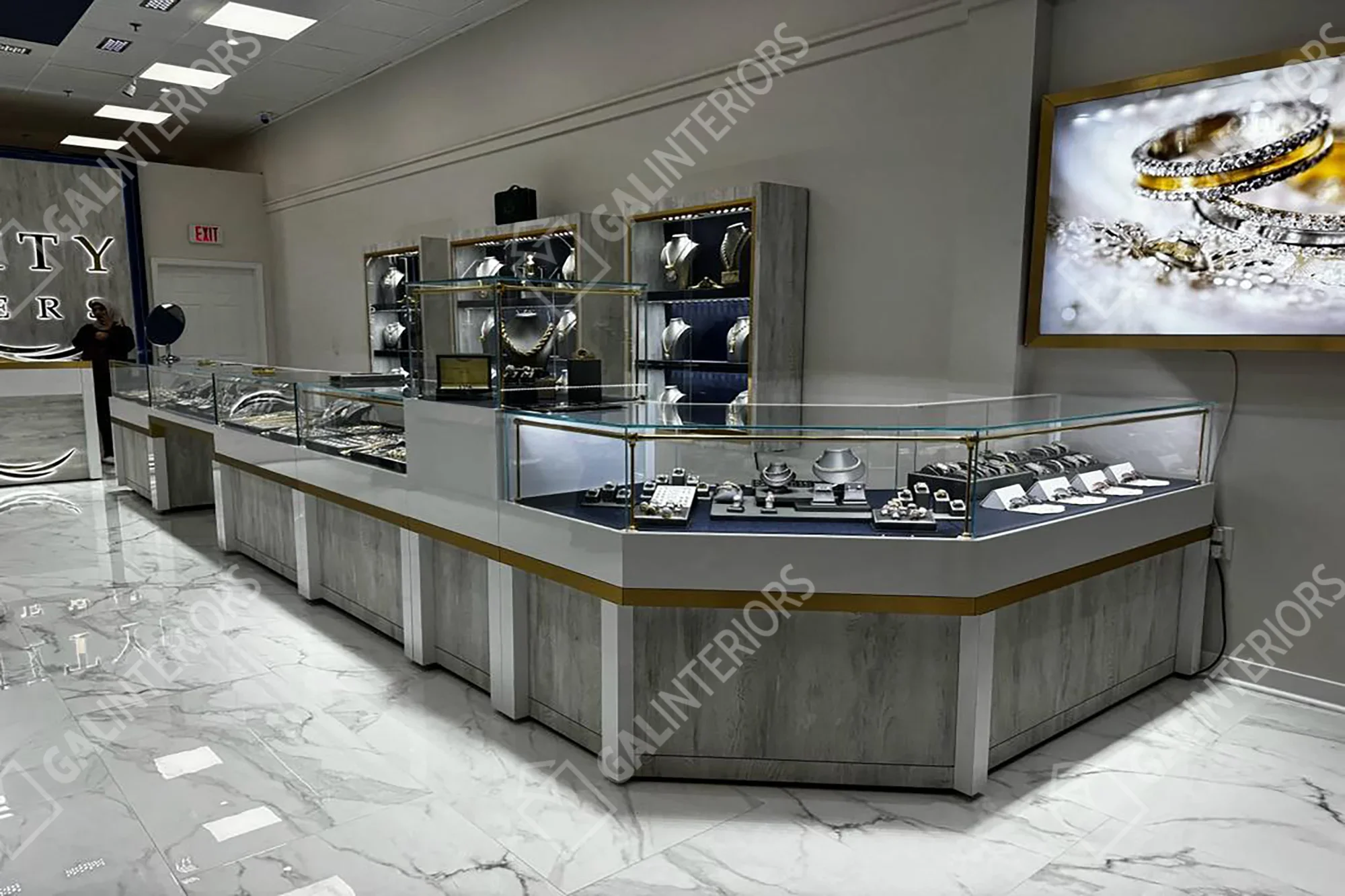 INFINITY JEWELERS — Jewelry Store Interior Design by Gal Interiors, photo 2