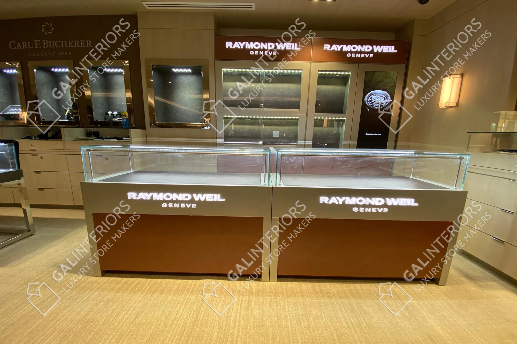 REYMOND WEIL — Jewelry Store Interior Design by Gal Interiors, photo 2