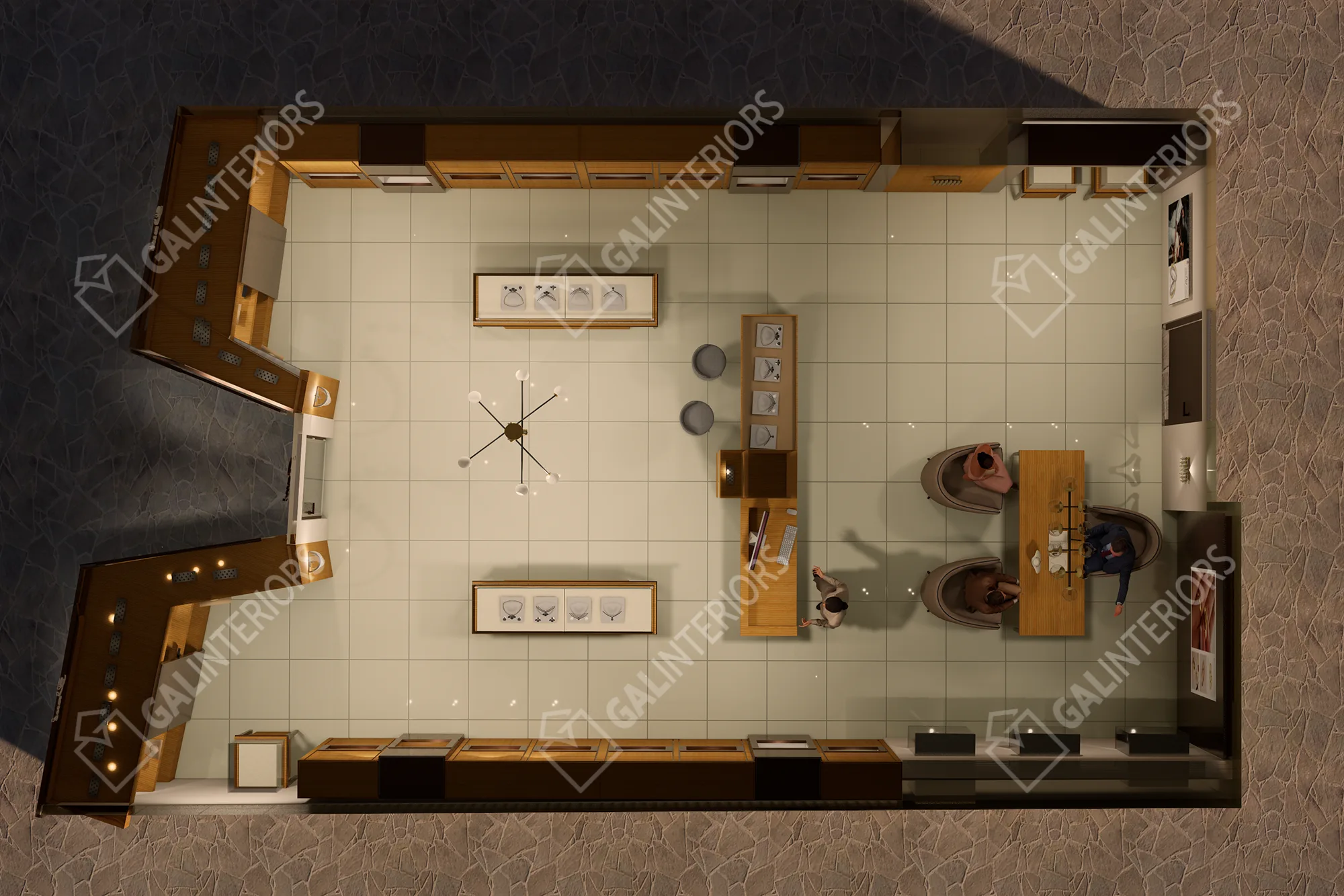 UHREN PAUL SCHMUCK — 3D Interior Visualization by Gal Interiors, photo 5