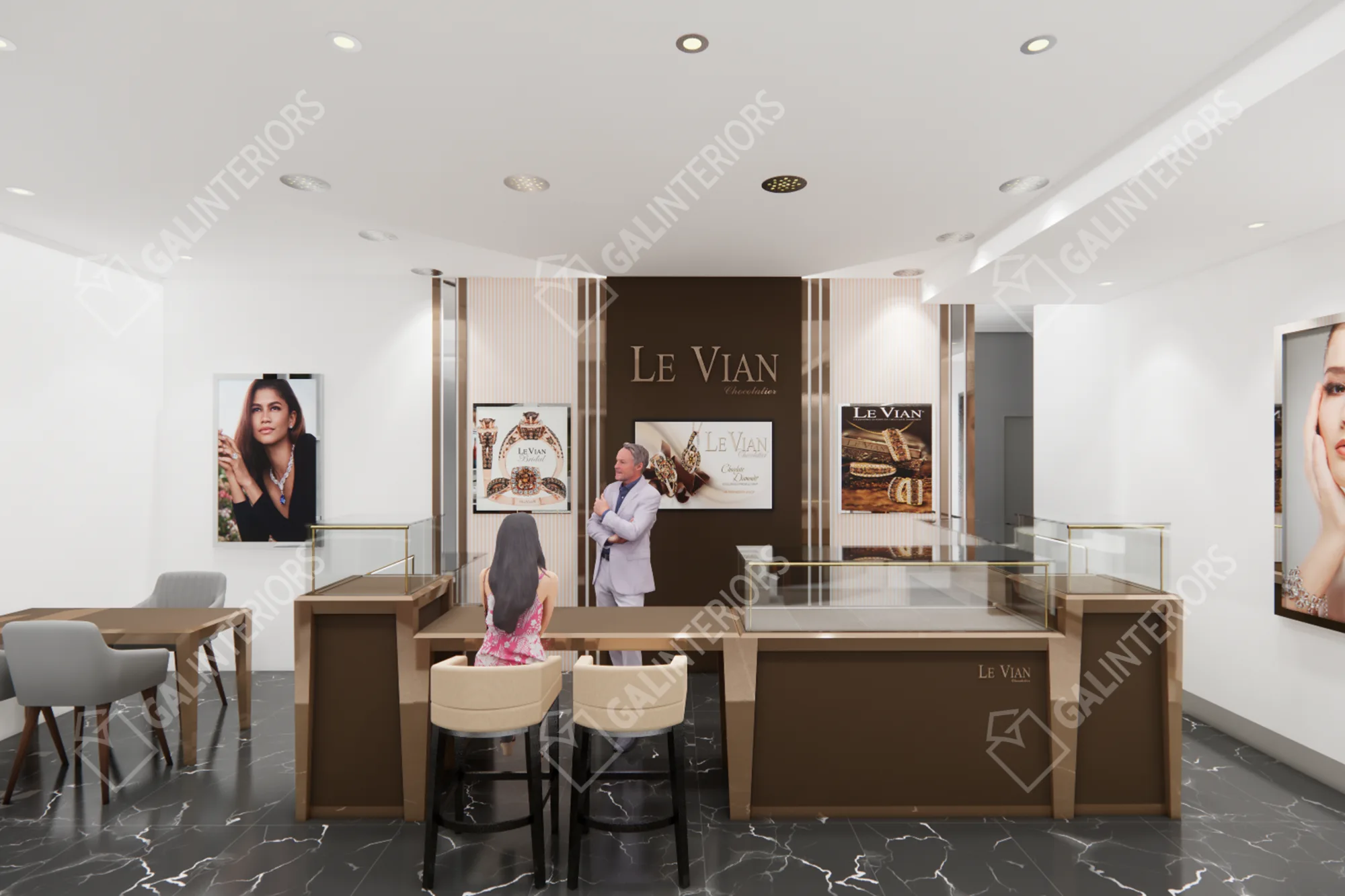 WOODARD'S DIAMONDS & DESIGN — 3D Interior Visualization by Gal Interiors, photo 5