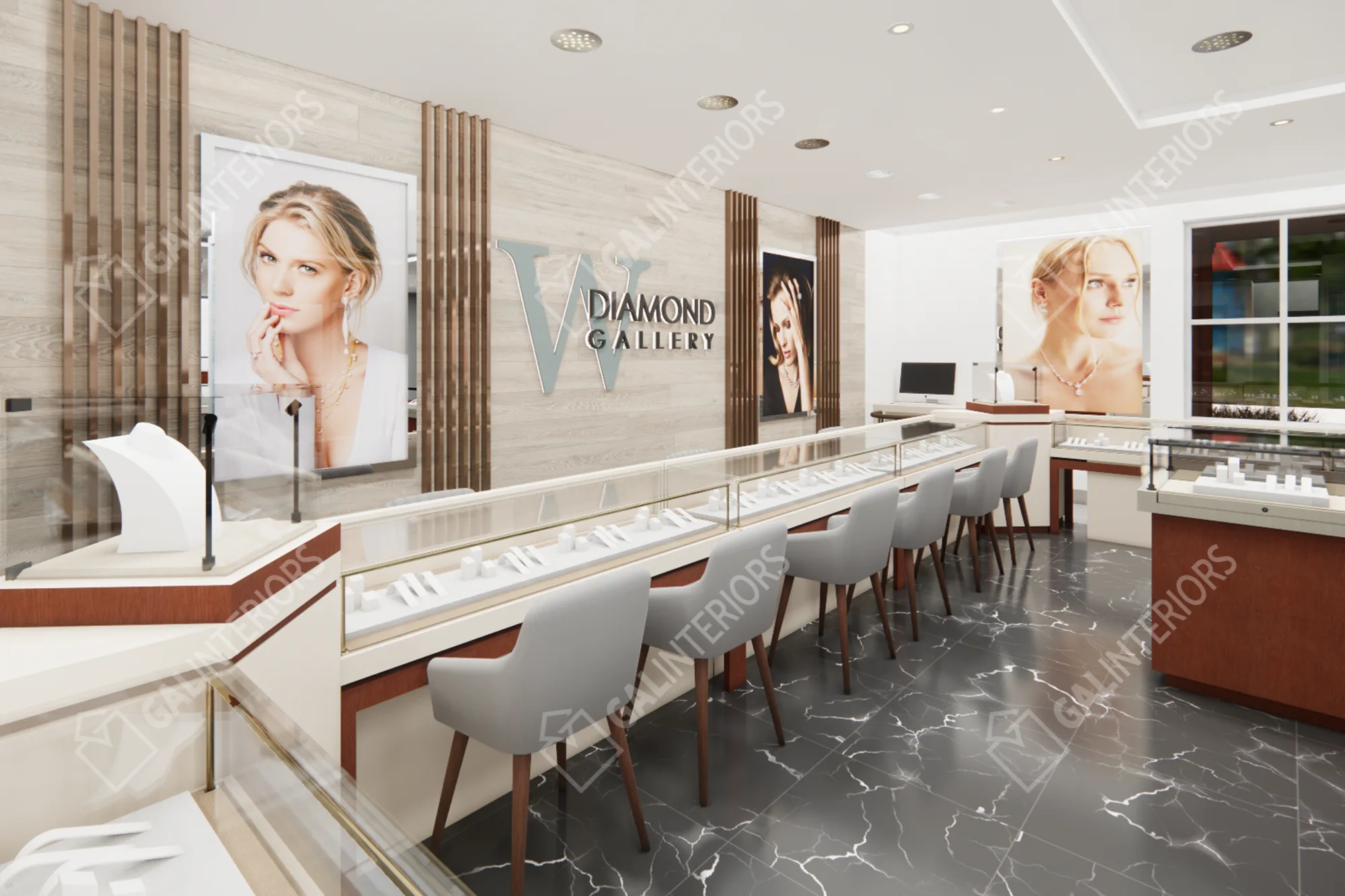 WOODARD'S DIAMONDS & DESIGN — 3D Interior Visualization by Gal Interiors, photo 6