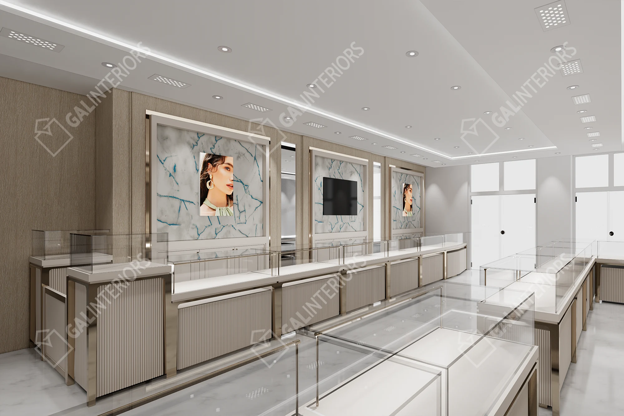 MILANO JEWELERS — 3D Interior Visualization by Gal Interiors, photo 7