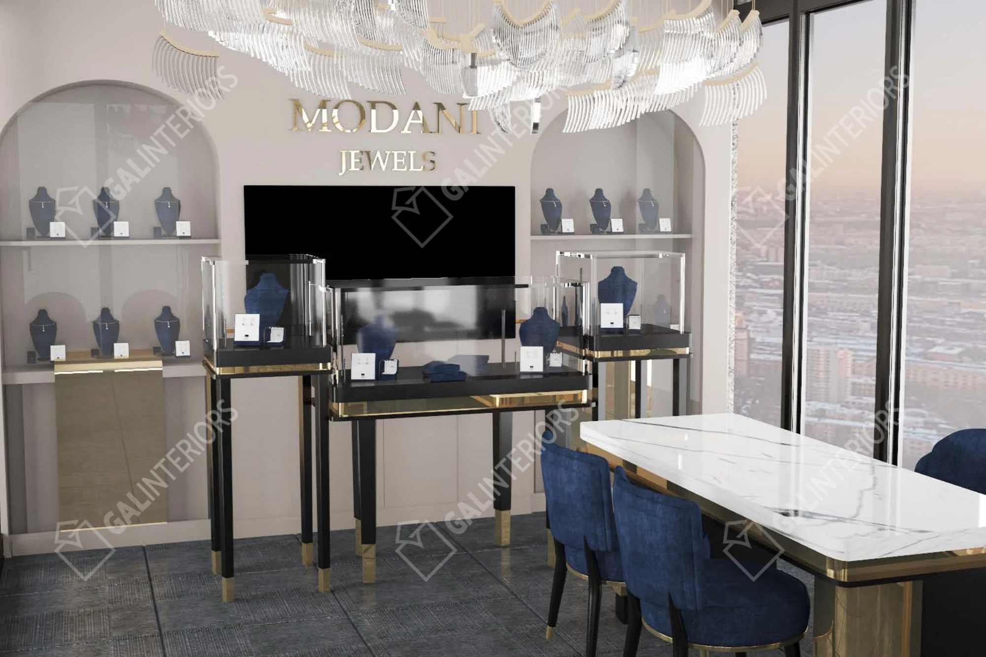 MODANI JEWELS — 3D Interior Visualization by Gal Interiors, photo 3