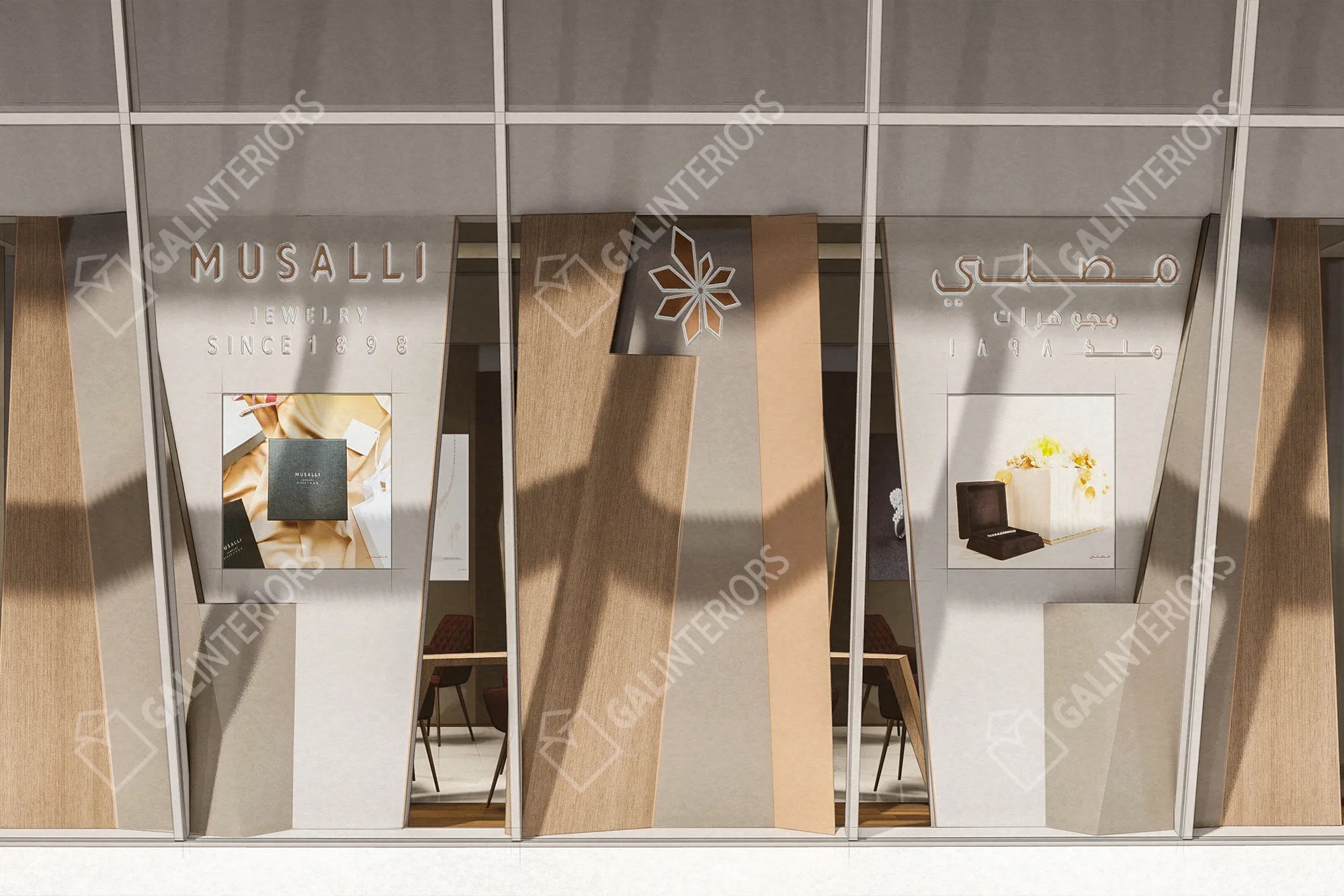 MUSALLI JEWELRY - HERAA MALL / JEDDAH — 3D Interior Visualization by Gal Interiors, photo 6