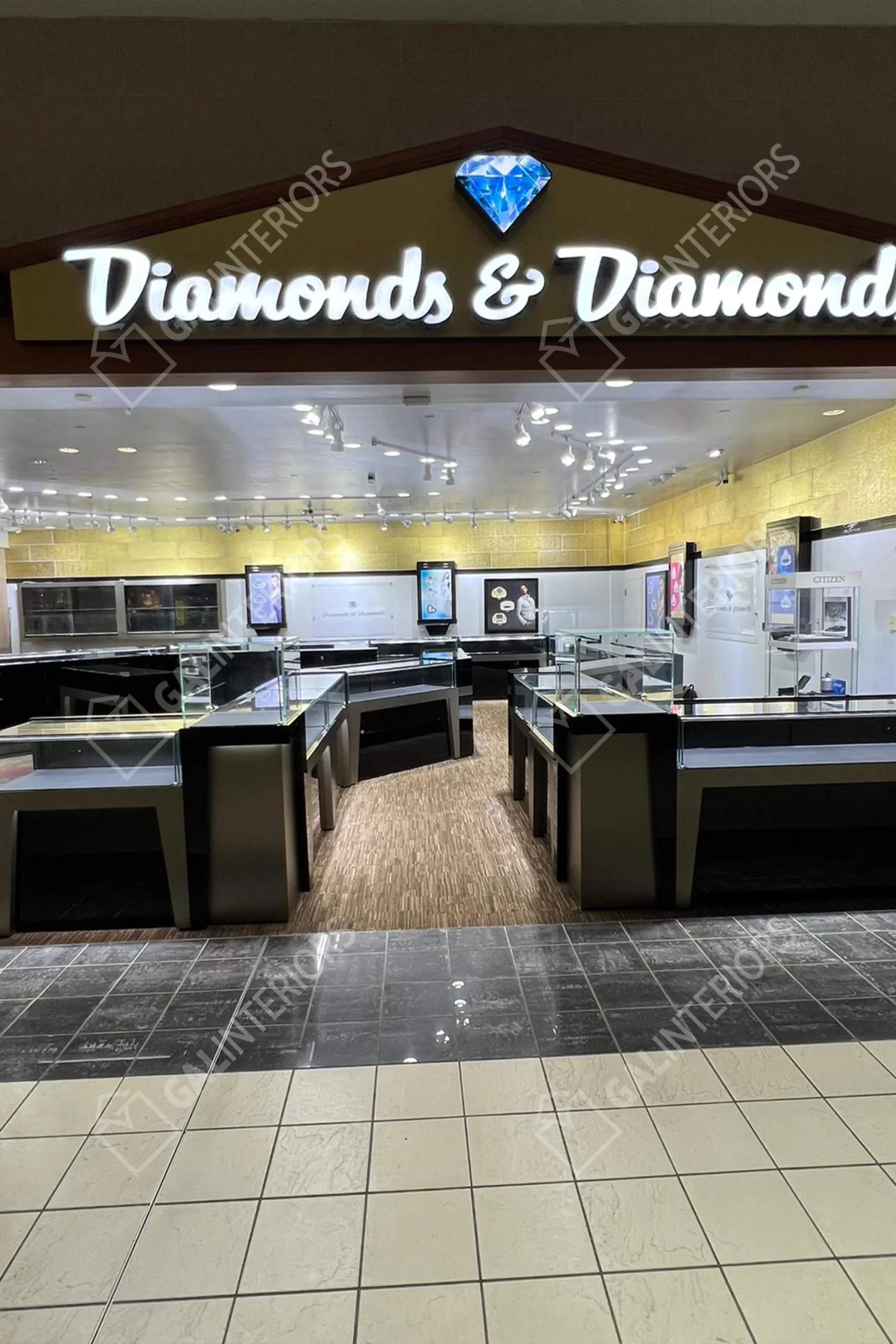 DIAMONDS & DIAMONDS — Jewelry Store Interior Design by Gal Interiors, photo 11