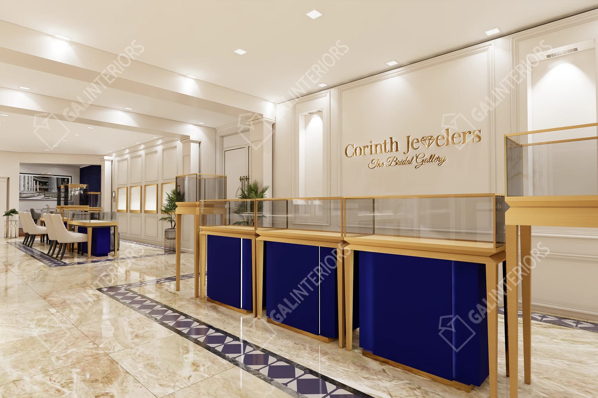 CORINTH JEWELERS — 3D Interior Visualization by Gal Interiors, photo 20