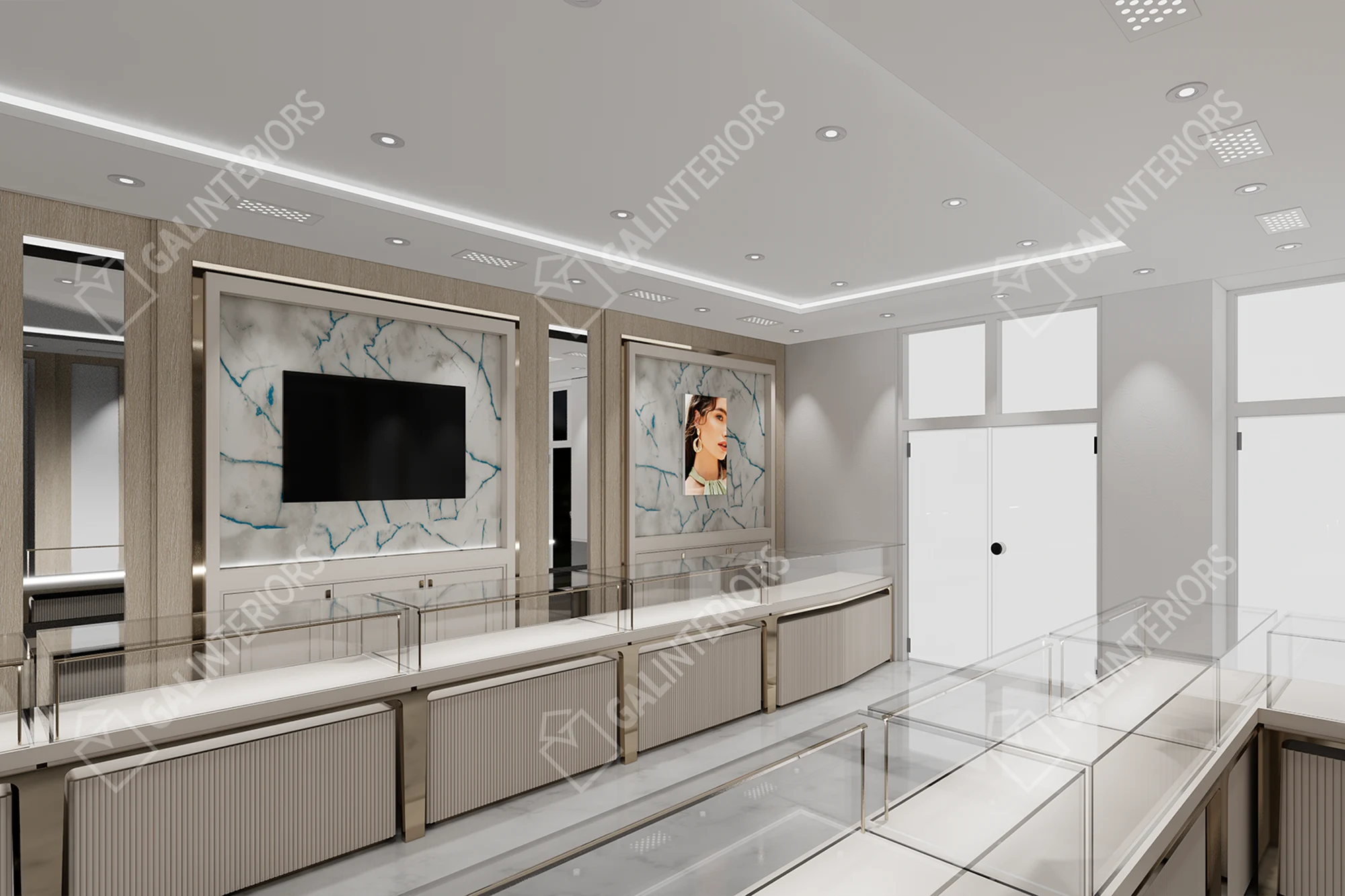 MILANO JEWELERS — 3D Interior Visualization by Gal Interiors, photo 9