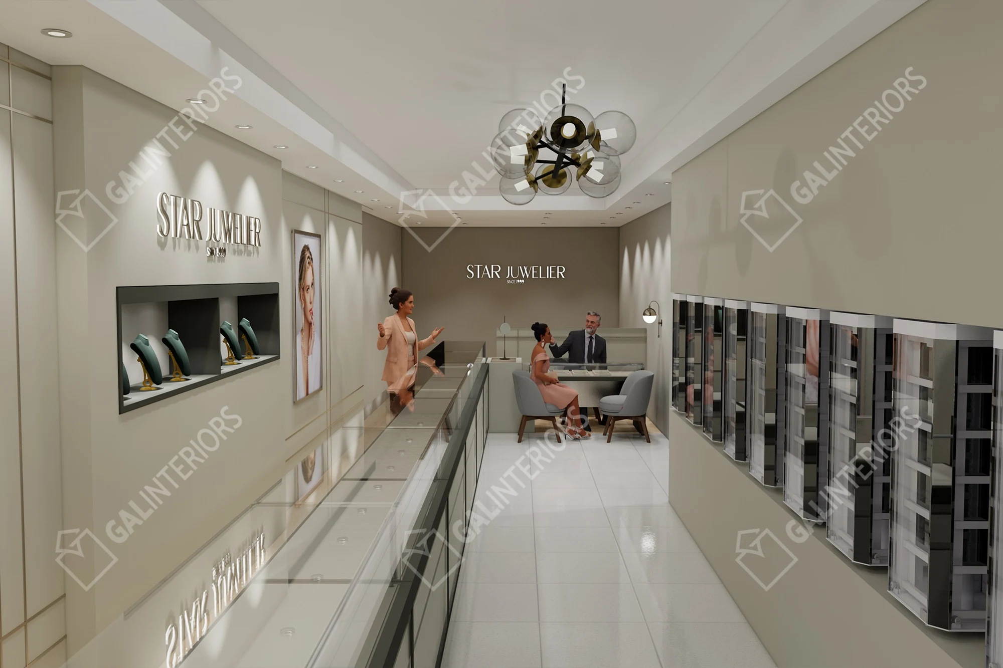 STAR JUWELIER — 3D Interior Visualization by Gal Interiors, photo 10