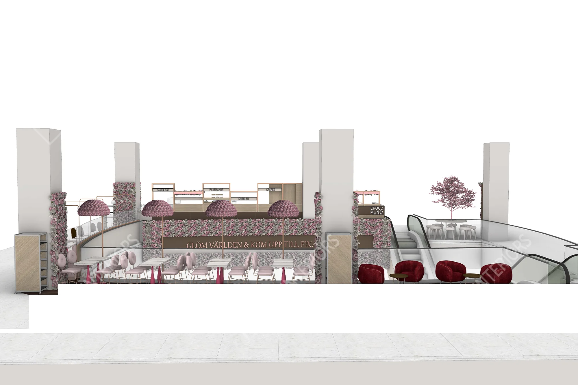 CHOCO MANIA-MALMO — 3D Interior Visualization by Gal Interiors, photo 4