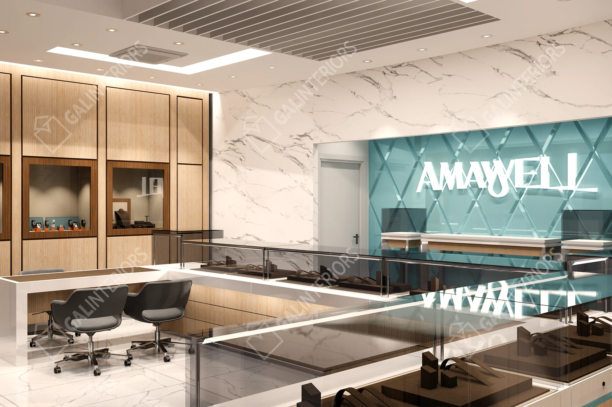 AMAWELL JEWELS — 3D Interior Visualization by Gal Interiors, photo 9
