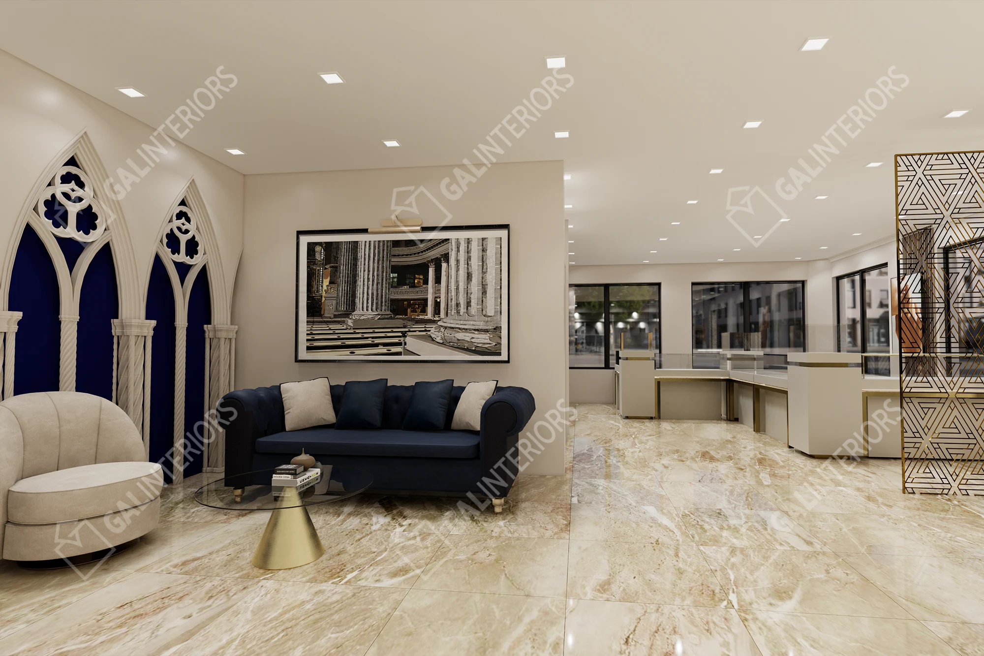 CORINTH JEWELERS — 3D Interior Visualization by Gal Interiors, photo 21