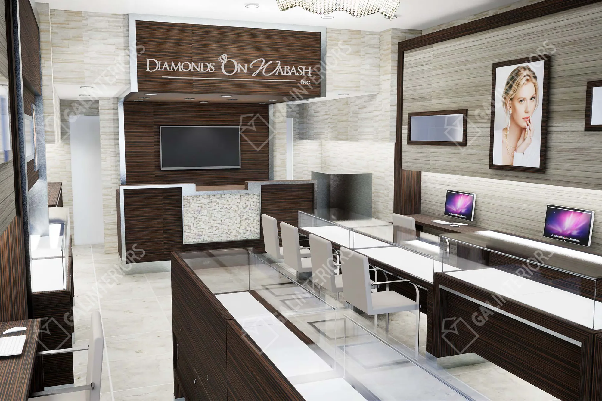 DIAMONDS ON WABASH — 3D Interior Visualization by Gal Interiors, photo 9