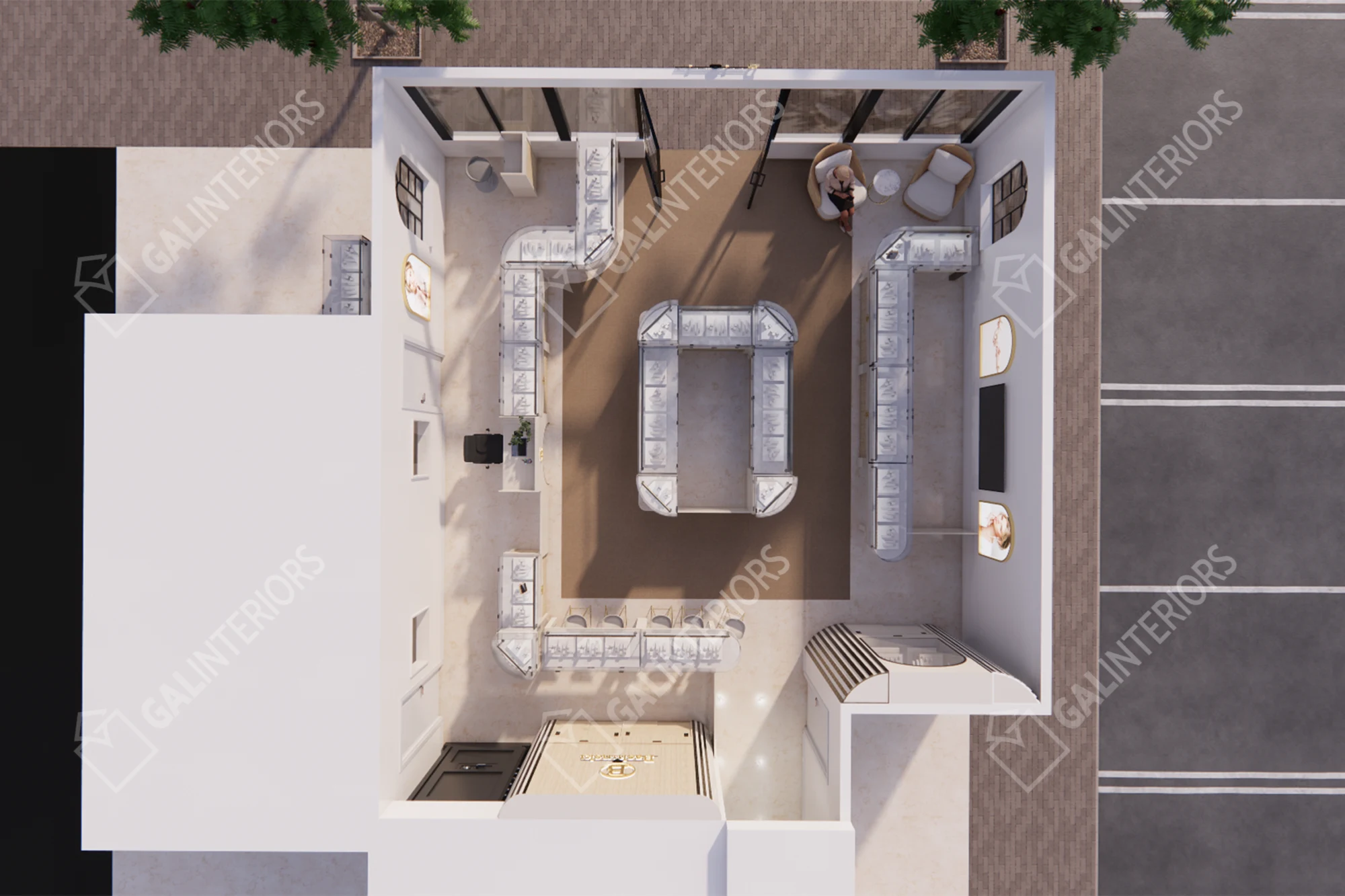 BASHINSKI JEWELRY — 3D Interior Visualization by Gal Interiors, photo 10