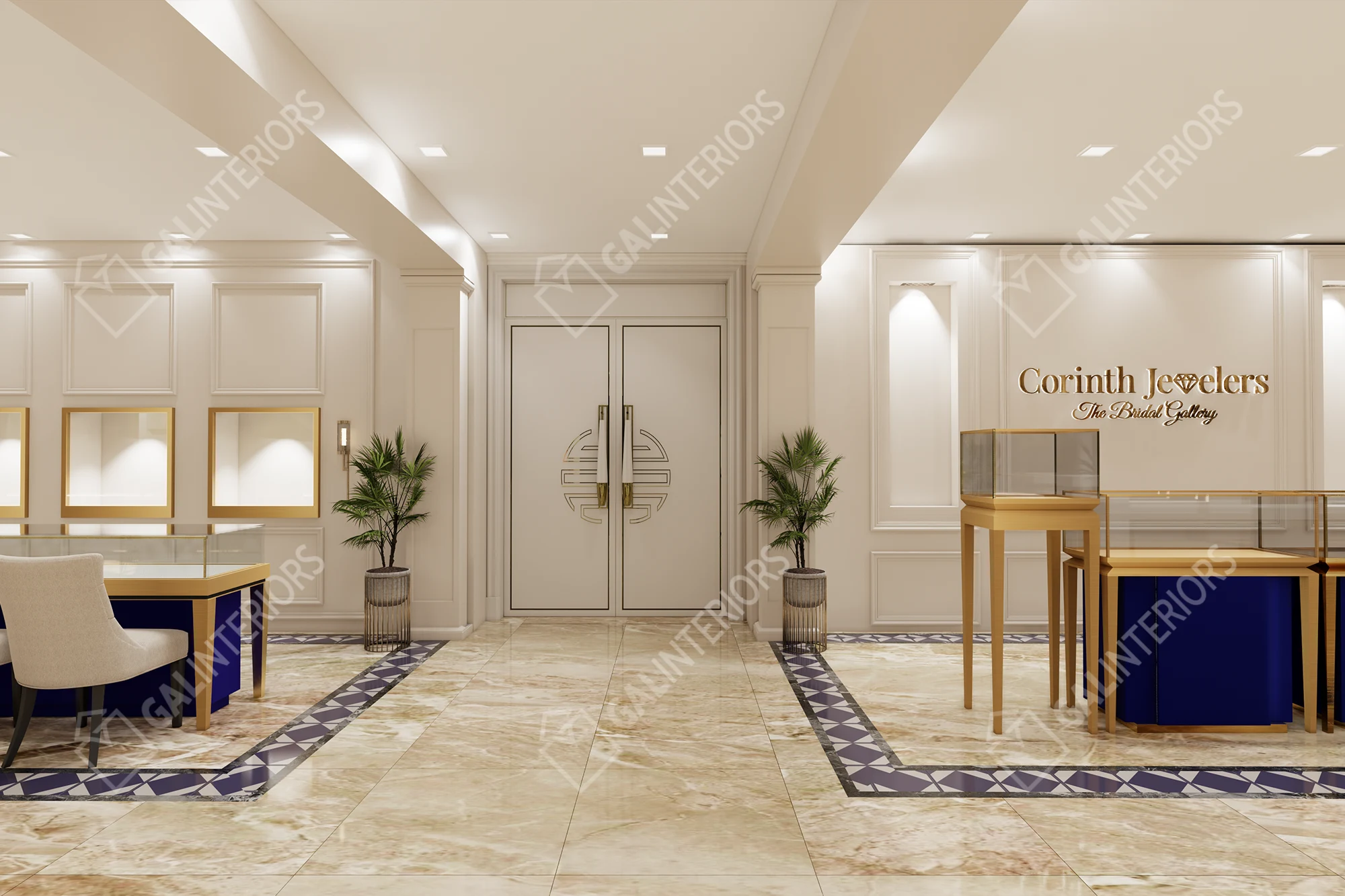 CORINTH JEWELERS — 3D Interior Visualization by Gal Interiors, photo 22