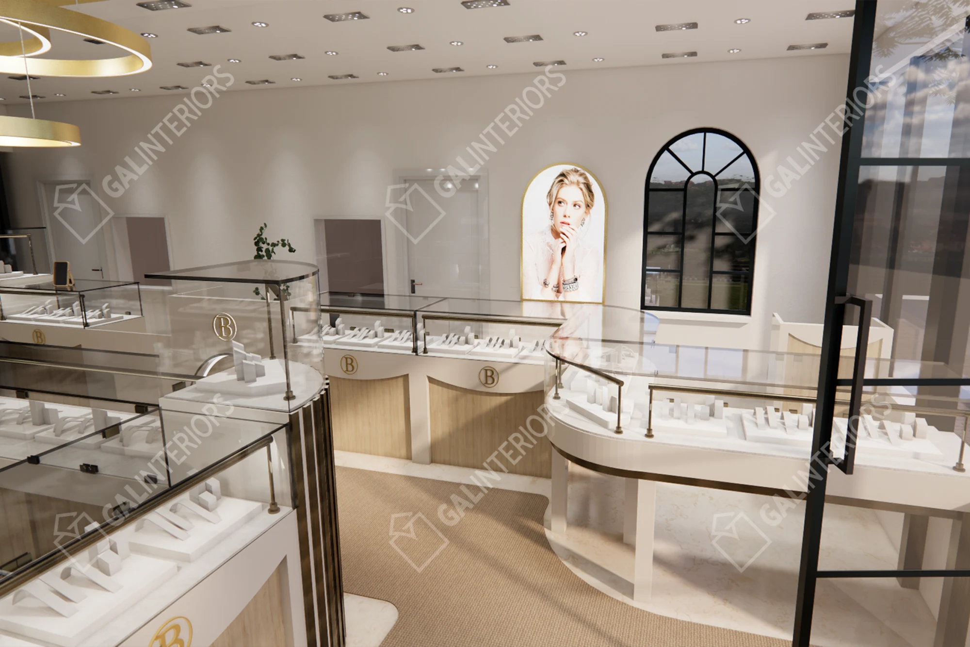 BASHINSKI JEWELRY — 3D Interior Visualization by Gal Interiors, photo 3