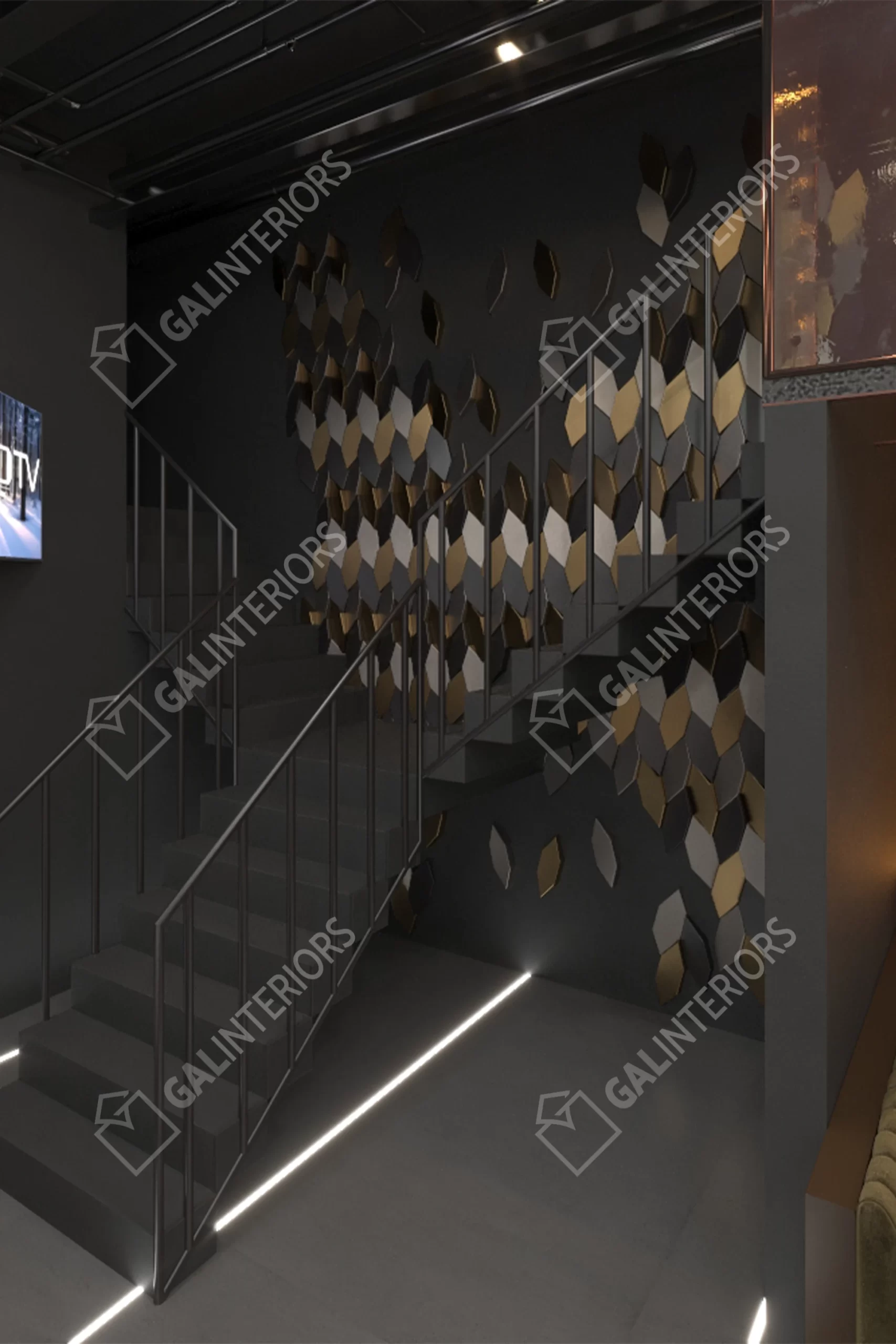 BLUE BUCKHEAD LOUNGE — Cafe & Restaurant Design by Gal Interiors, photo 13