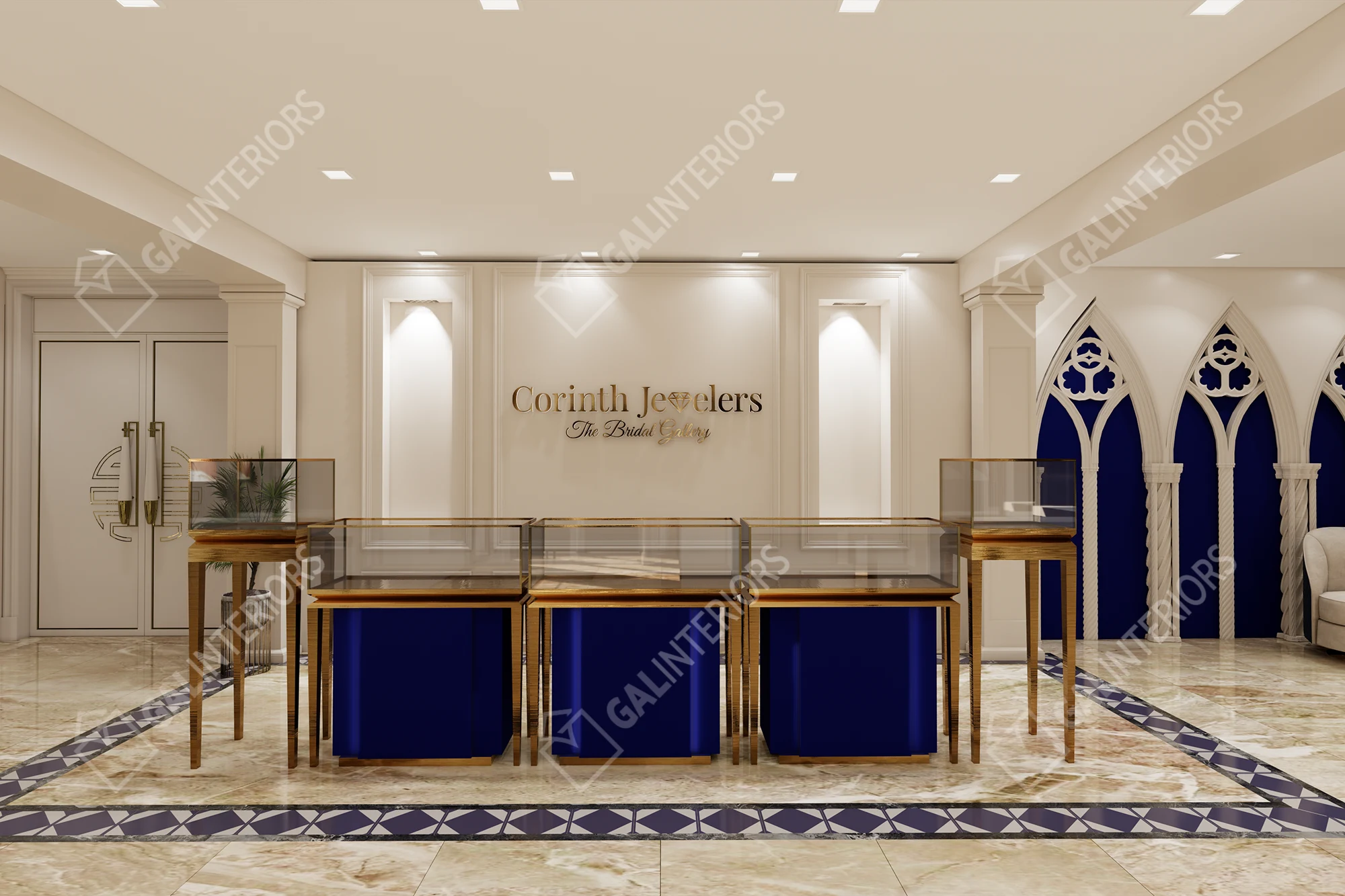 CORINTH JEWELERS — 3D Interior Visualization by Gal Interiors, photo 23