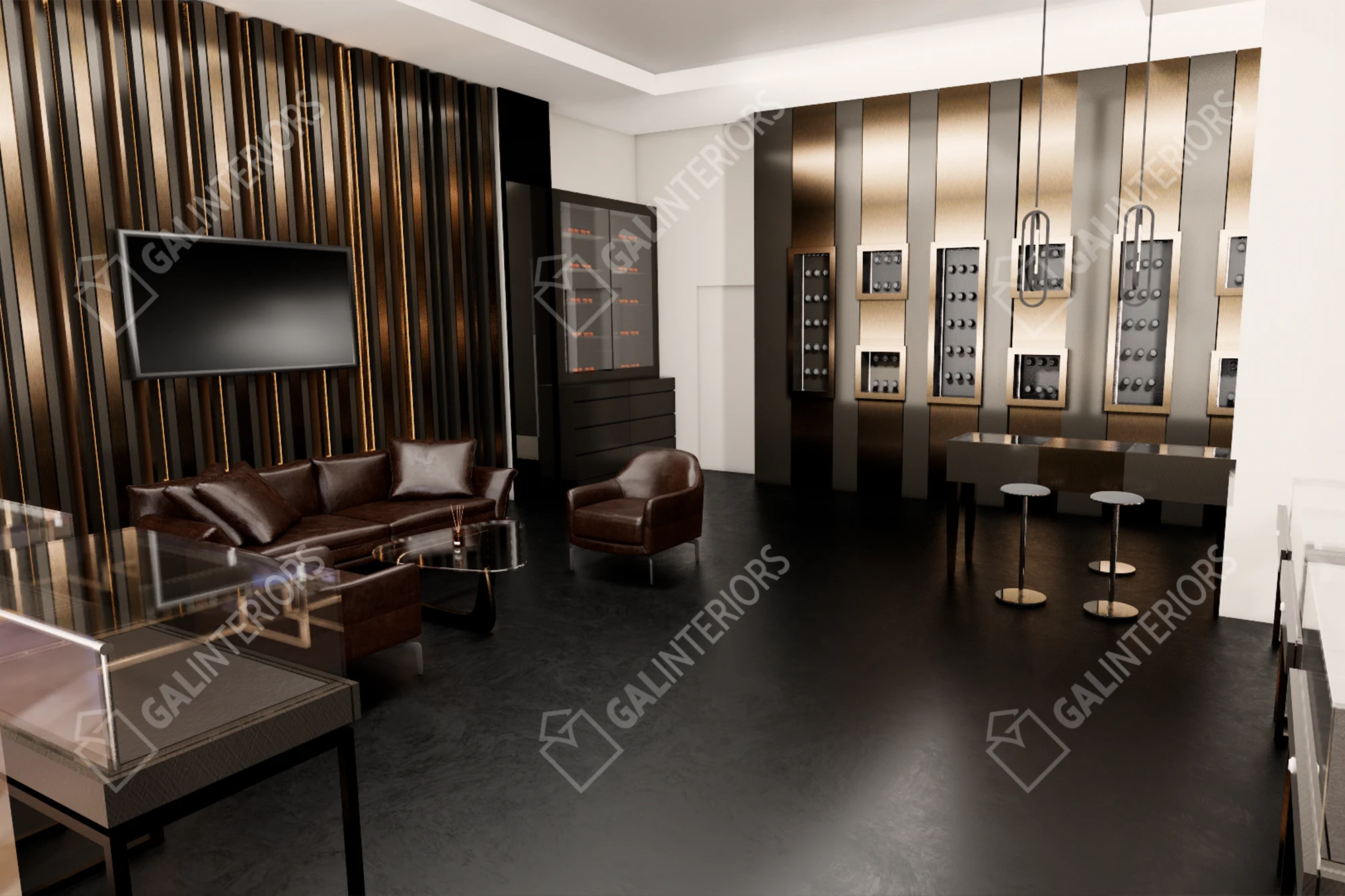 LUXURY CAVE — 3D Interior Visualization by Gal Interiors, photo 7