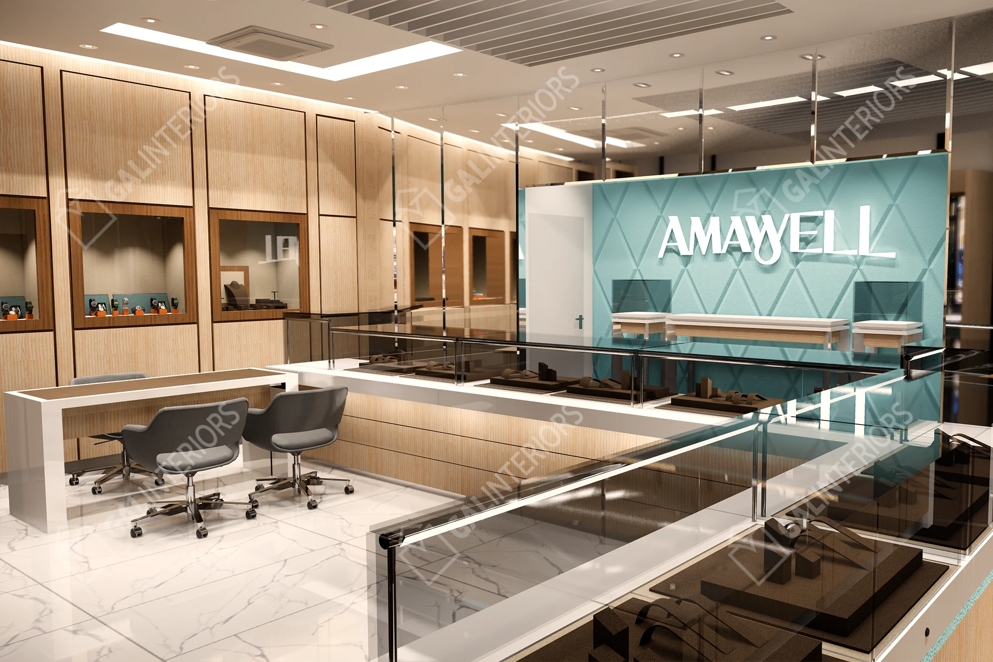 AMAWELL JEWELS — 3D Interior Visualization by Gal Interiors, photo 11