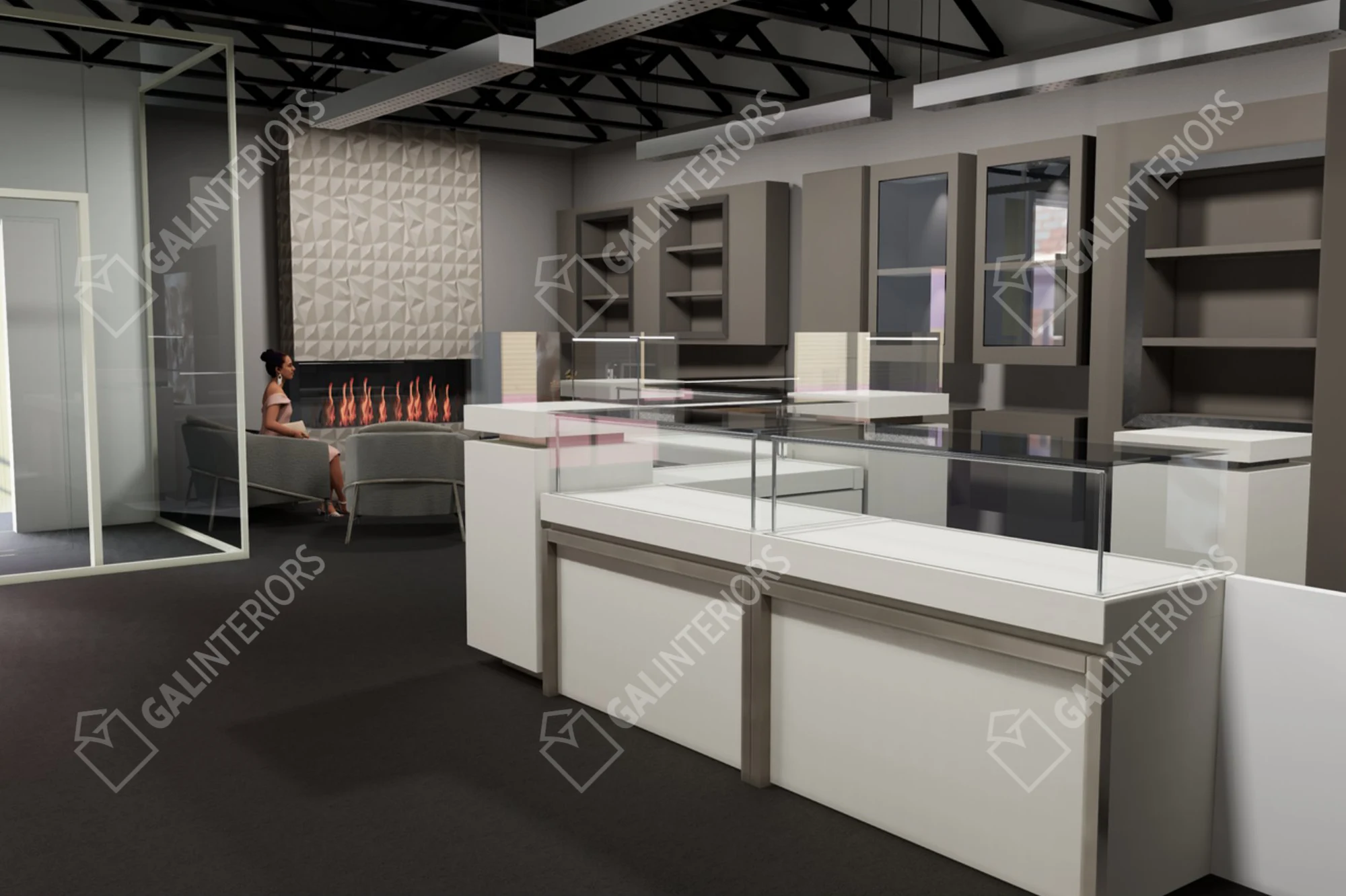 GNM FINE JEWELLERS — 3D Interior Visualization by Gal Interiors, photo 17
