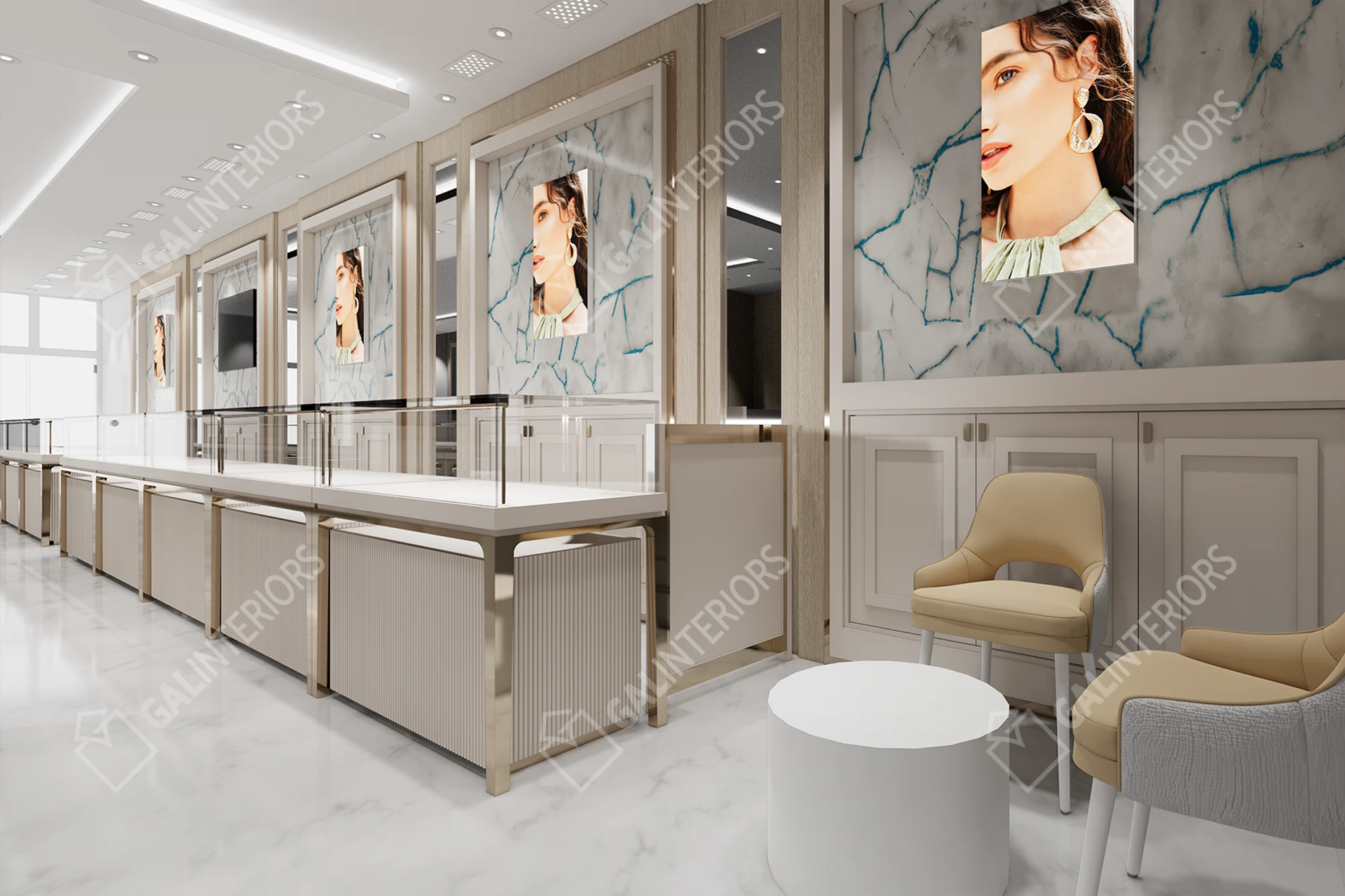 MILANO JEWELERS — 3D Interior Visualization by Gal Interiors, photo 10