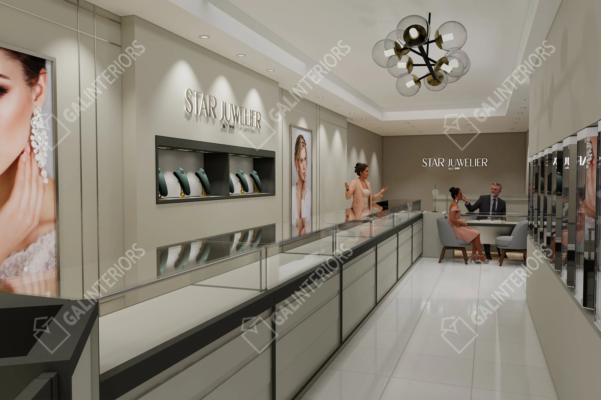 STAR JUWELIER — 3D Interior Visualization by Gal Interiors, photo 5