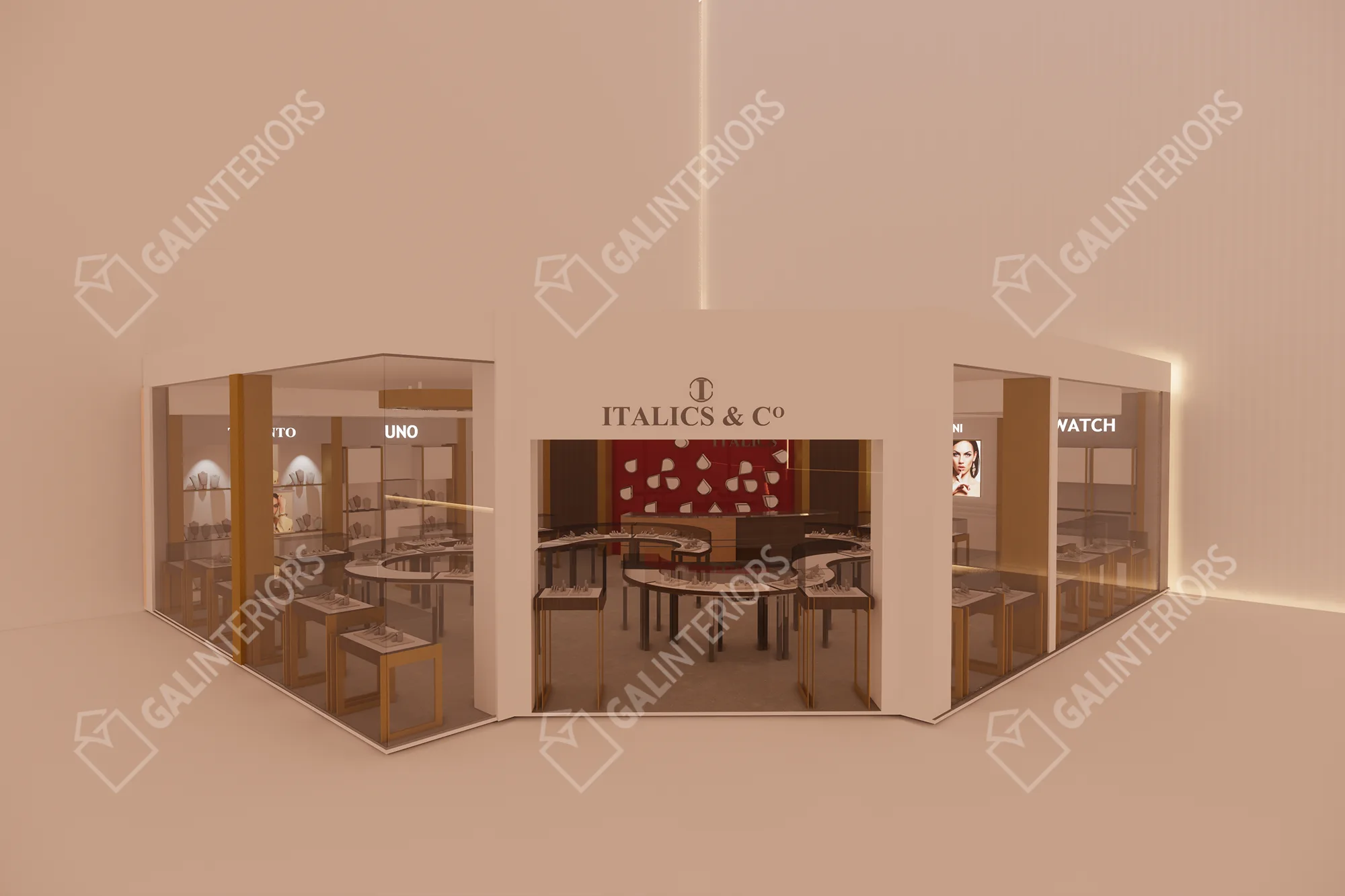 ITALICS CO — 3D Interior Visualization by Gal Interiors, photo 3