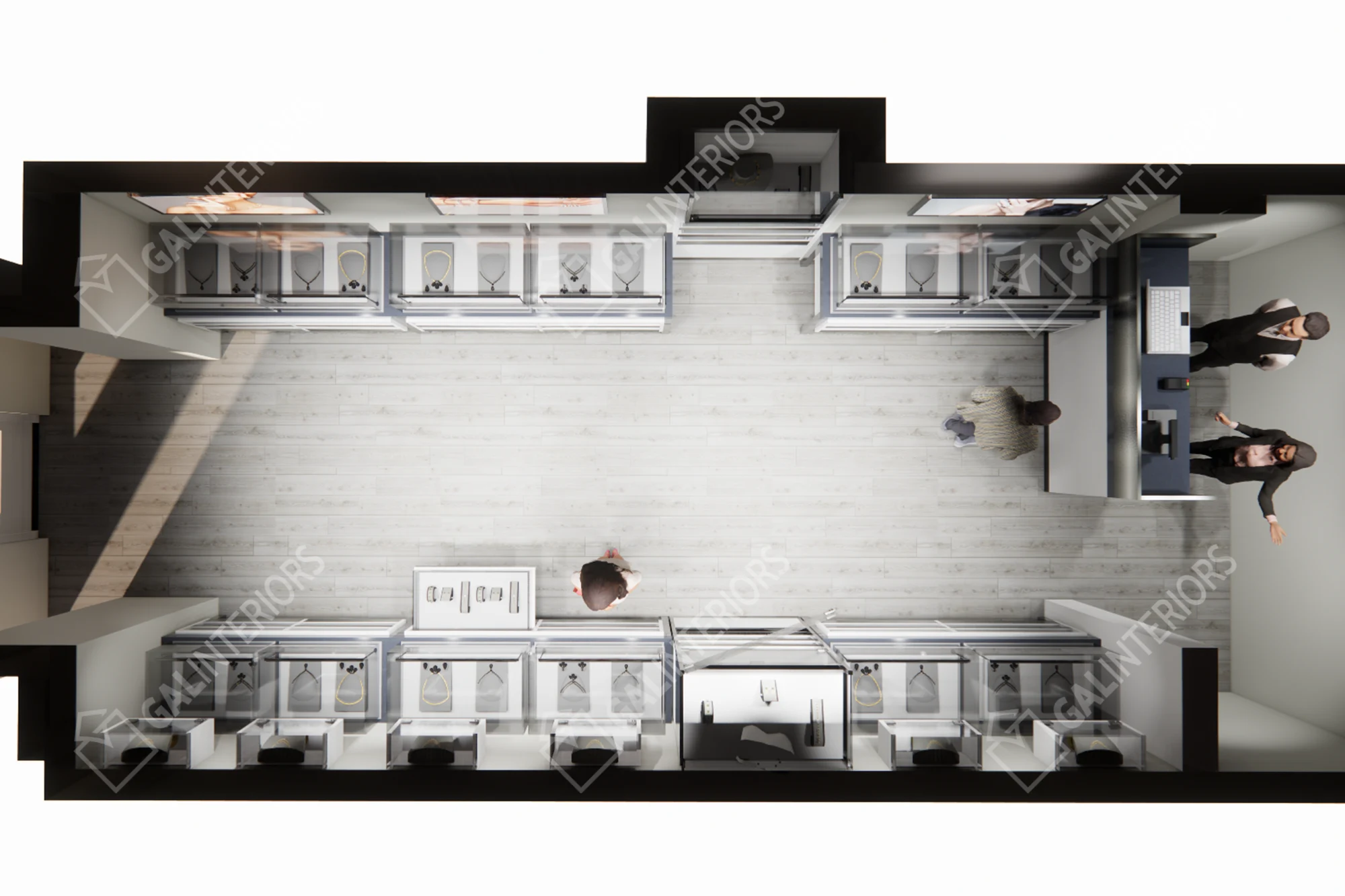 HILLCREST JEWELERS — 3D Interior Visualization by Gal Interiors, photo 11