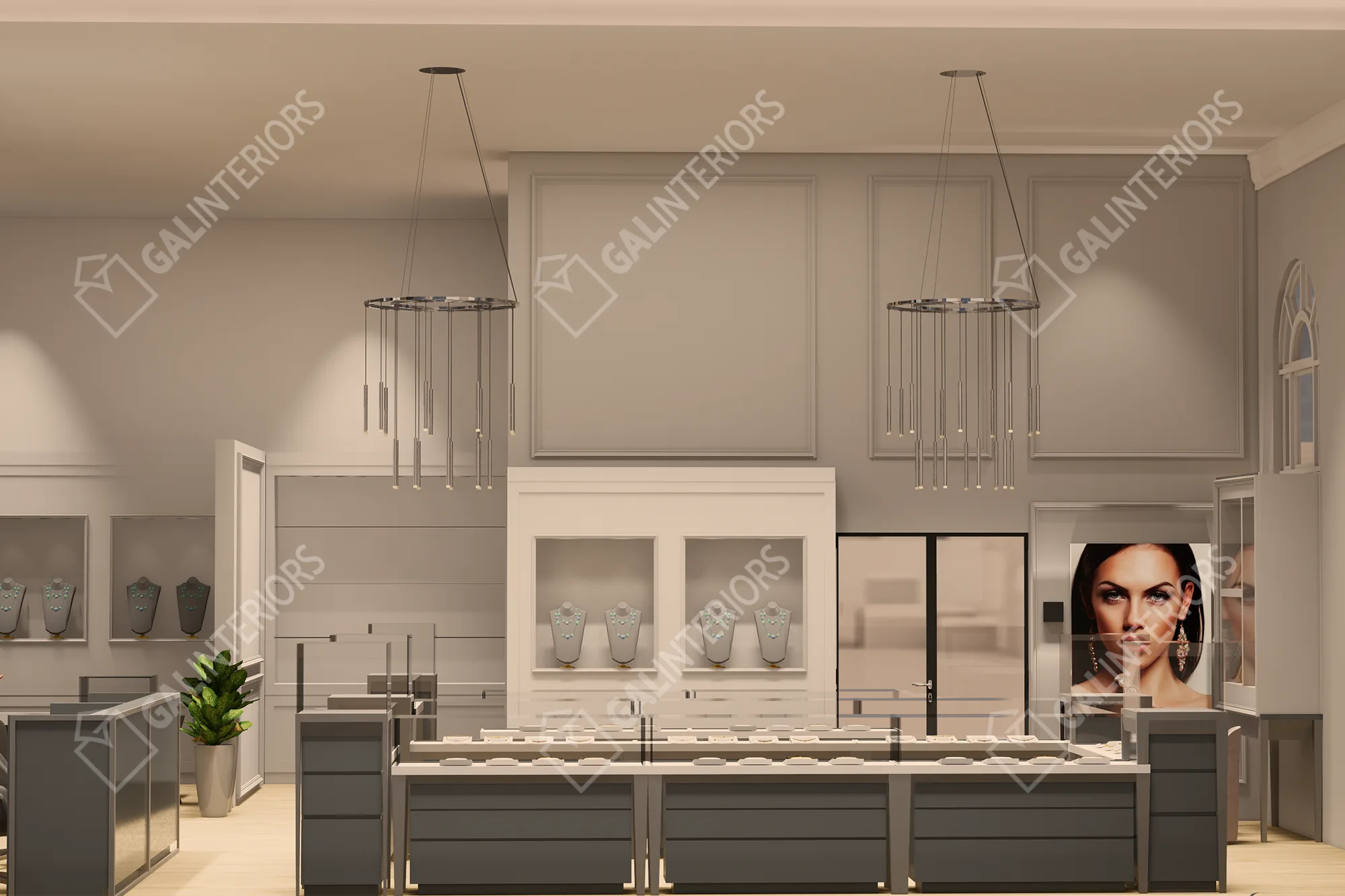 INFINGER JEWELERS — 3D Interior Visualization by Gal Interiors, photo 11