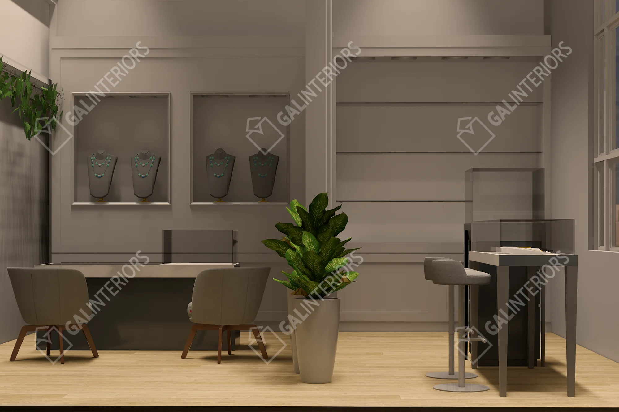 INFINGER JEWELERS — 3D Interior Visualization by Gal Interiors, photo 14