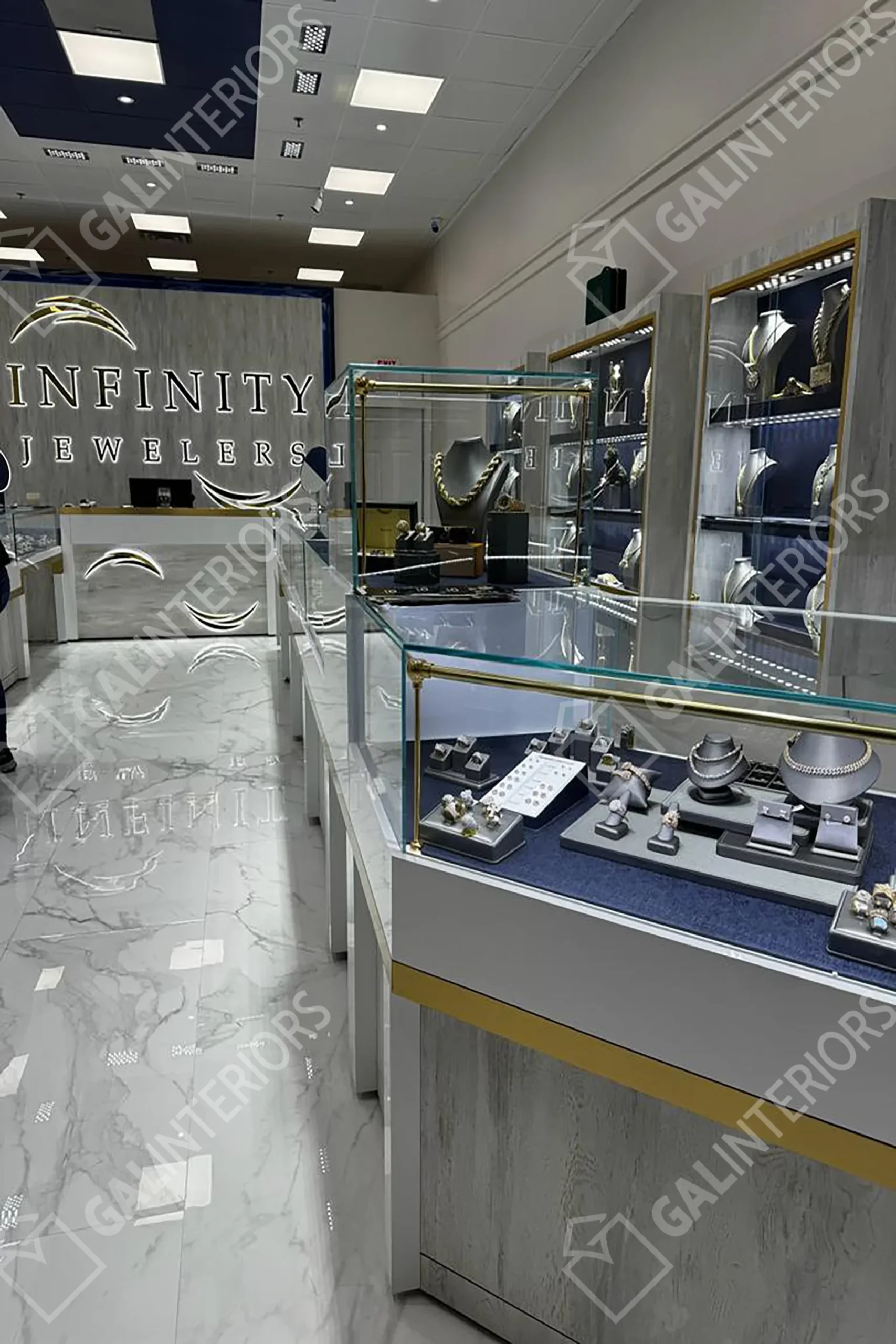 INFINITY JEWELERS — Jewelry Store Interior Design by Gal Interiors, photo 5