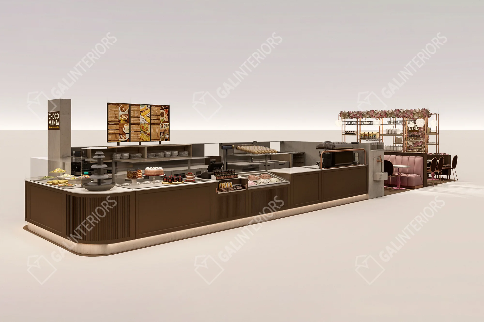 CHOCO MANIA-VASTERAS — 3D Interior Visualization by Gal Interiors, photo 3