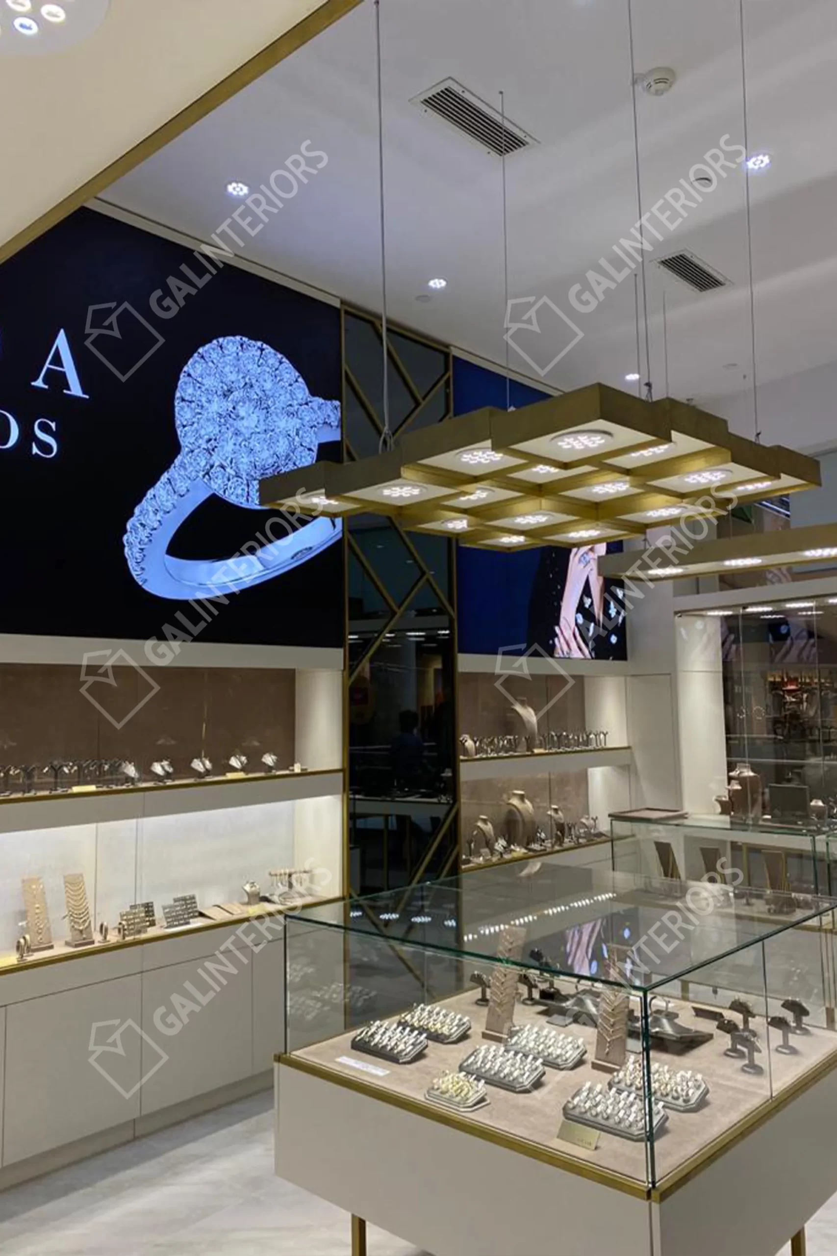 SEVDA DIAMONDS PROMENADA — Jewelry Store Interior Design by Gal Interiors, photo 5